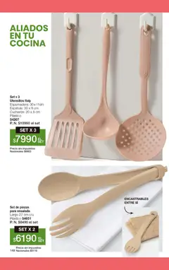 Vista previa Gigot - CAMPAÑA 07 válido desde el 01.04.2026 | Página: 154 | Productos: Ensalada, Cocina, Espatula, Espumadera