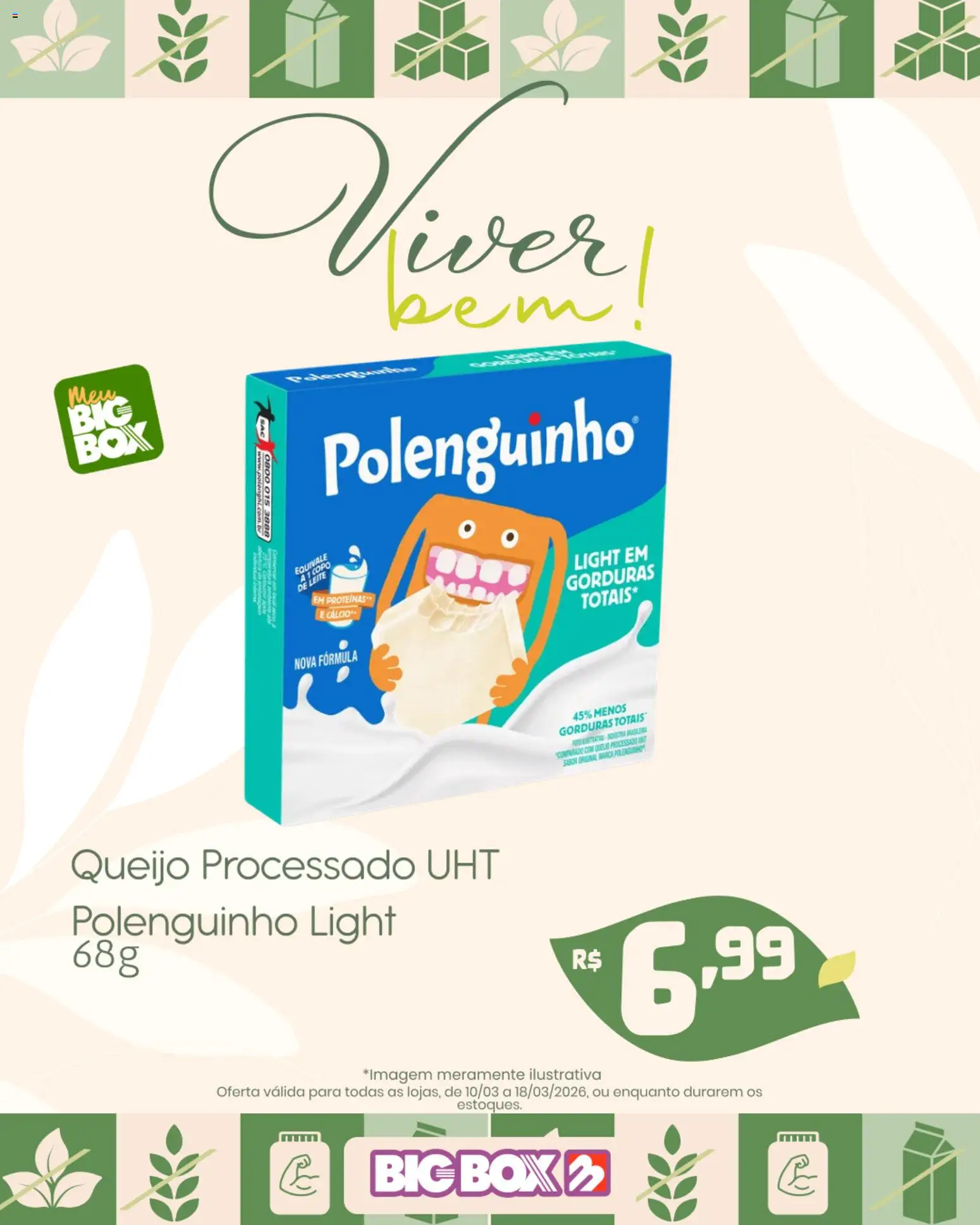 Big Box Folheto - válido de 10.03.2026 | Página: 5 | Produtos: Leite, Queijo, Cálcio