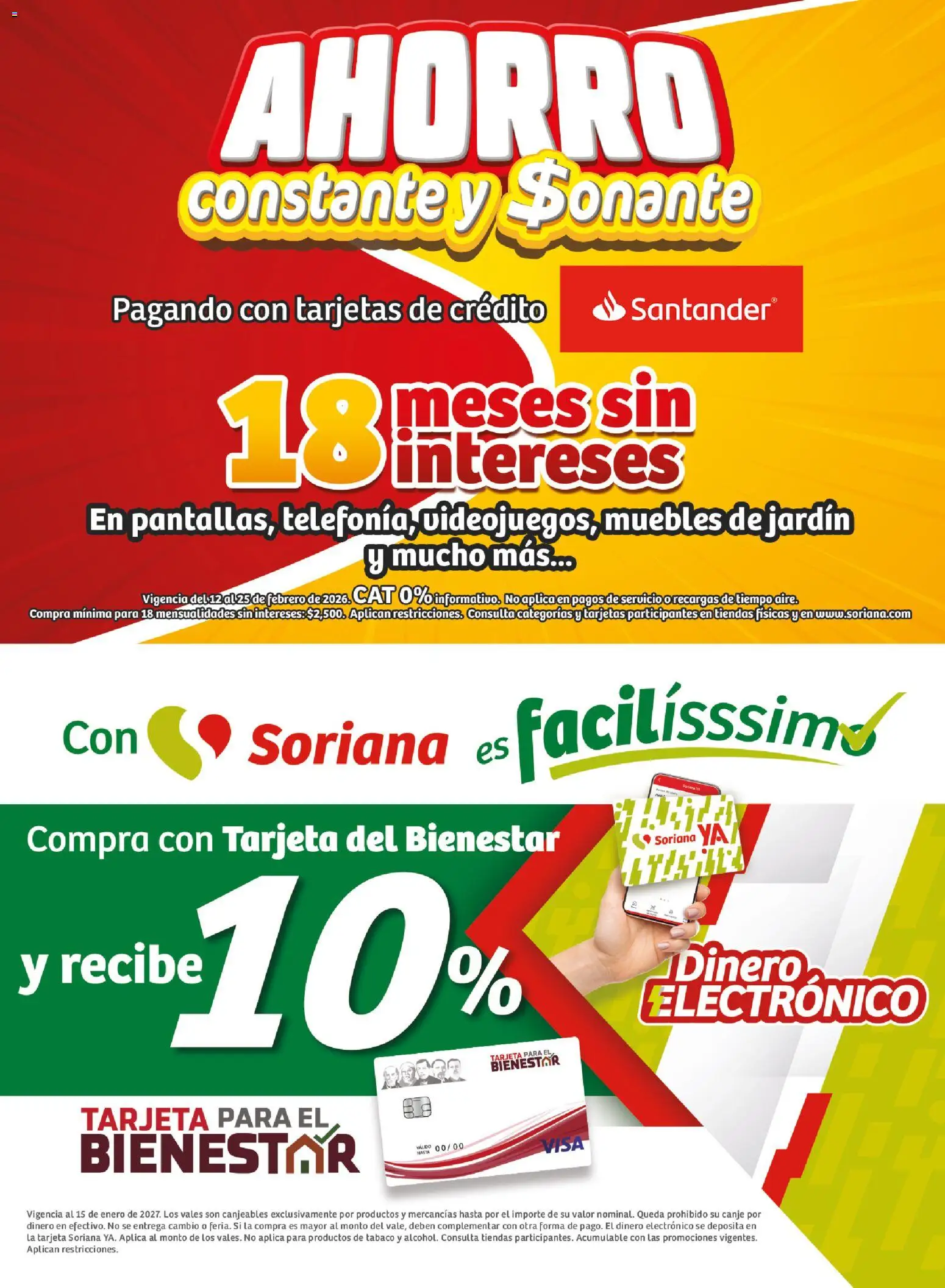 Nuevas ofertas de Soriana válidas en toda la República Mexicana desde el 12.02.2026. ¡Encuentra las mejores ofertas en Soriana - Pesito Valedor Mercado: Ags, Col, Gto, Jal, Mich! | Página: 22