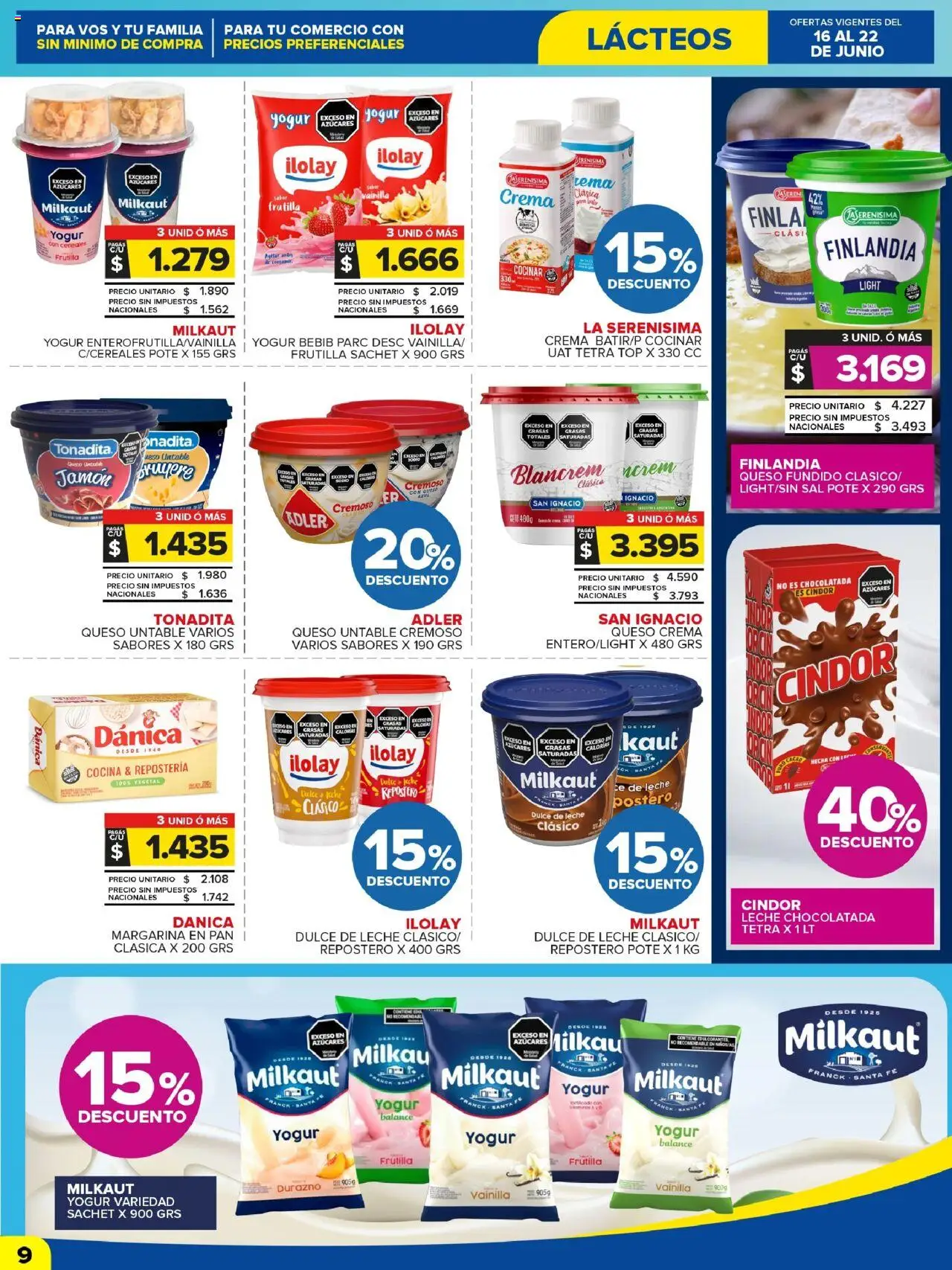 Carrefour Maxi catálogo │ válido desde el 16.06.2025 | Página: 9 | Productos: Frutilla, Durazno, Pan, Jamón