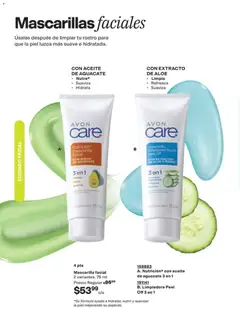 Vista previa de Nutrición* con aceite de aguacate 3 en 1, Facial mask with avocado oil 3 in 1, nuevo folleto de la tienda, válido en México a partir del 02.04.2026 | Página: 158