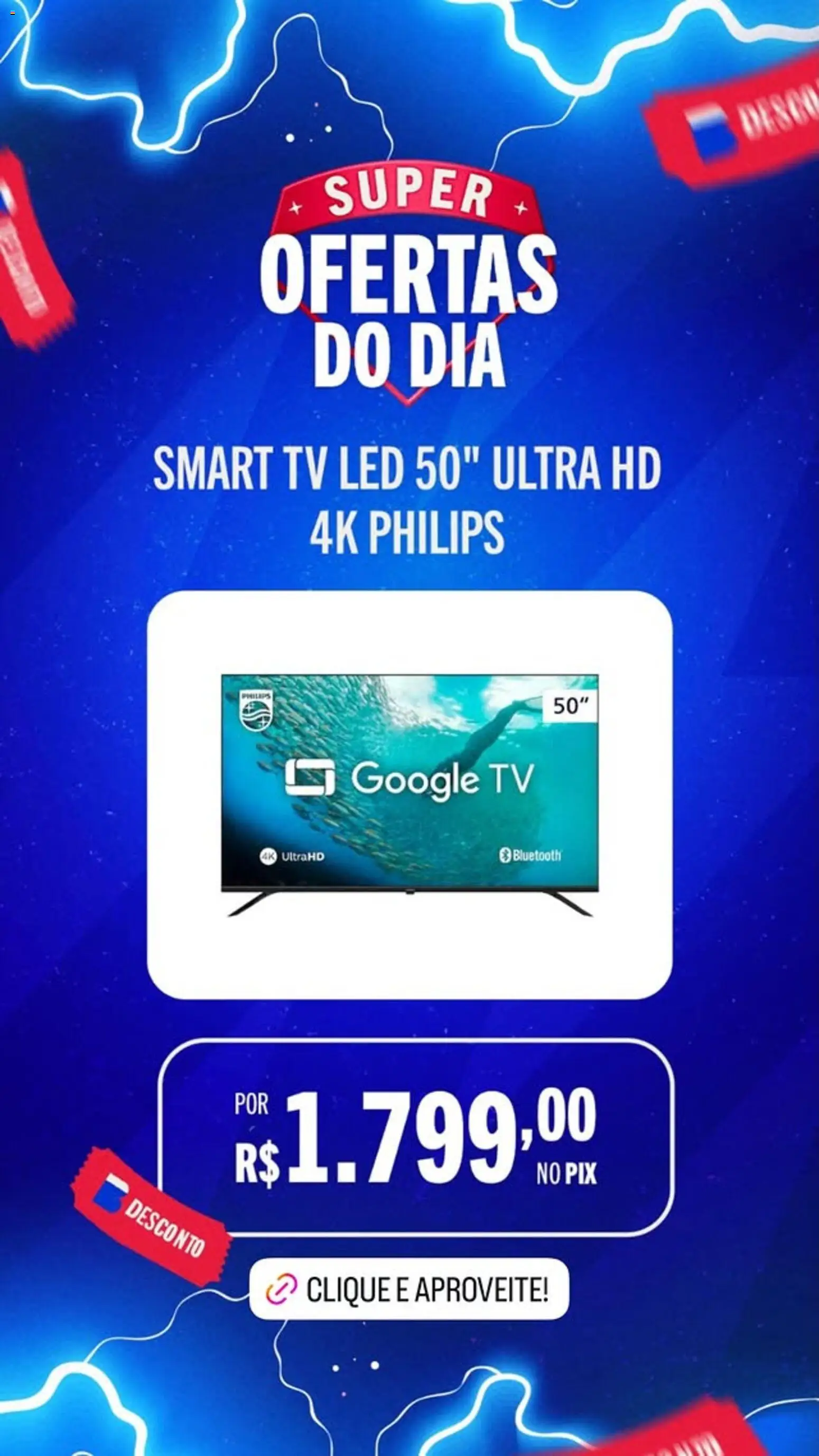 Casas Bahia Folheto - válido de 06.01.2026 | Página: 4 | Produtos: smart TV, Tv