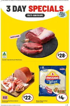 Preview of IGA 3 Day Specials NT/WA - valid from 17.04.2026