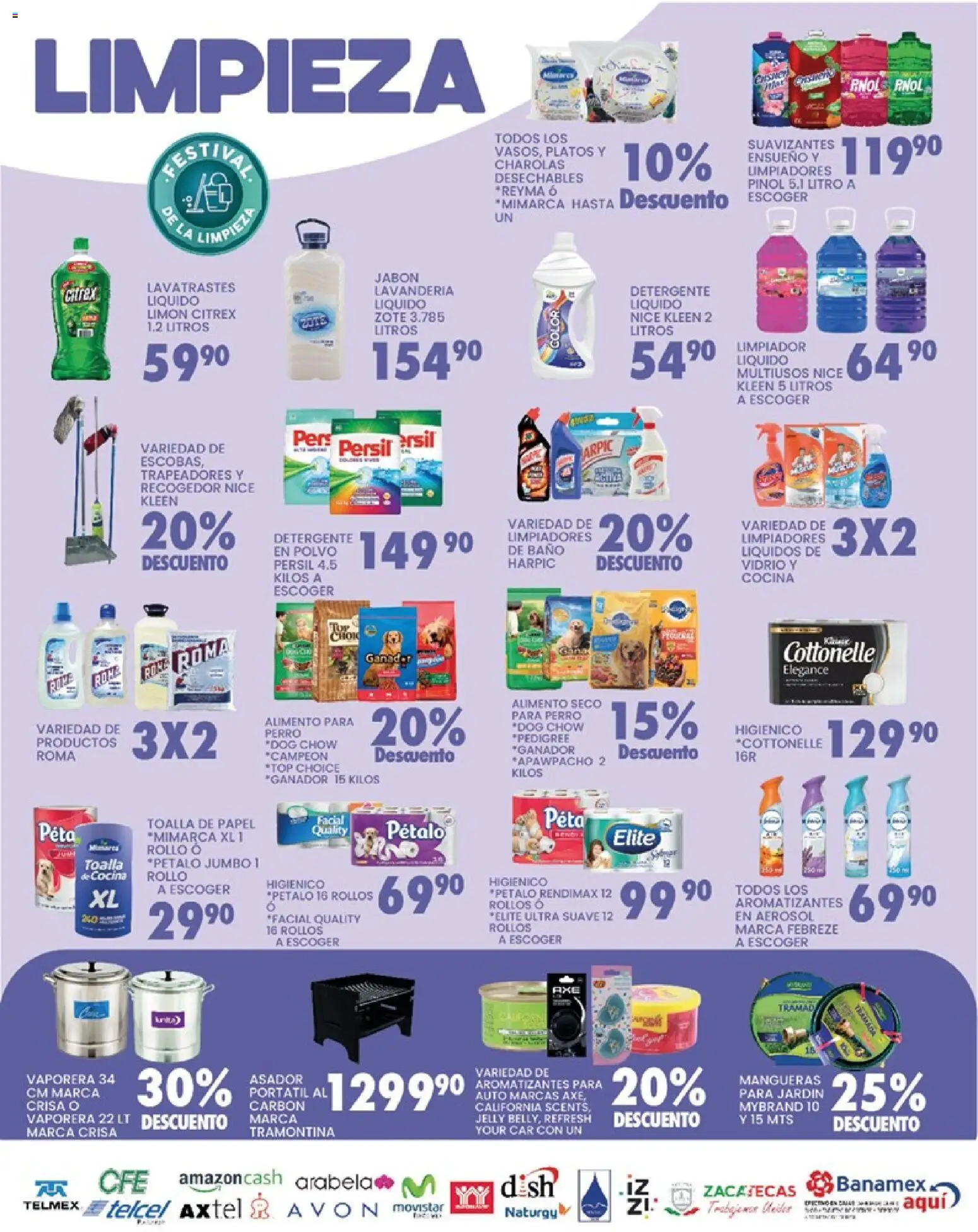 Nuevas ofertas de Alsuper válidas en toda la República Mexicana desde el 27.02.2026. ¡Encuentra las mejores ofertas en Alsuper folleto Zacatecas! | Página: 5 | Productos: Detergente, Cocina, Baño, Polvo