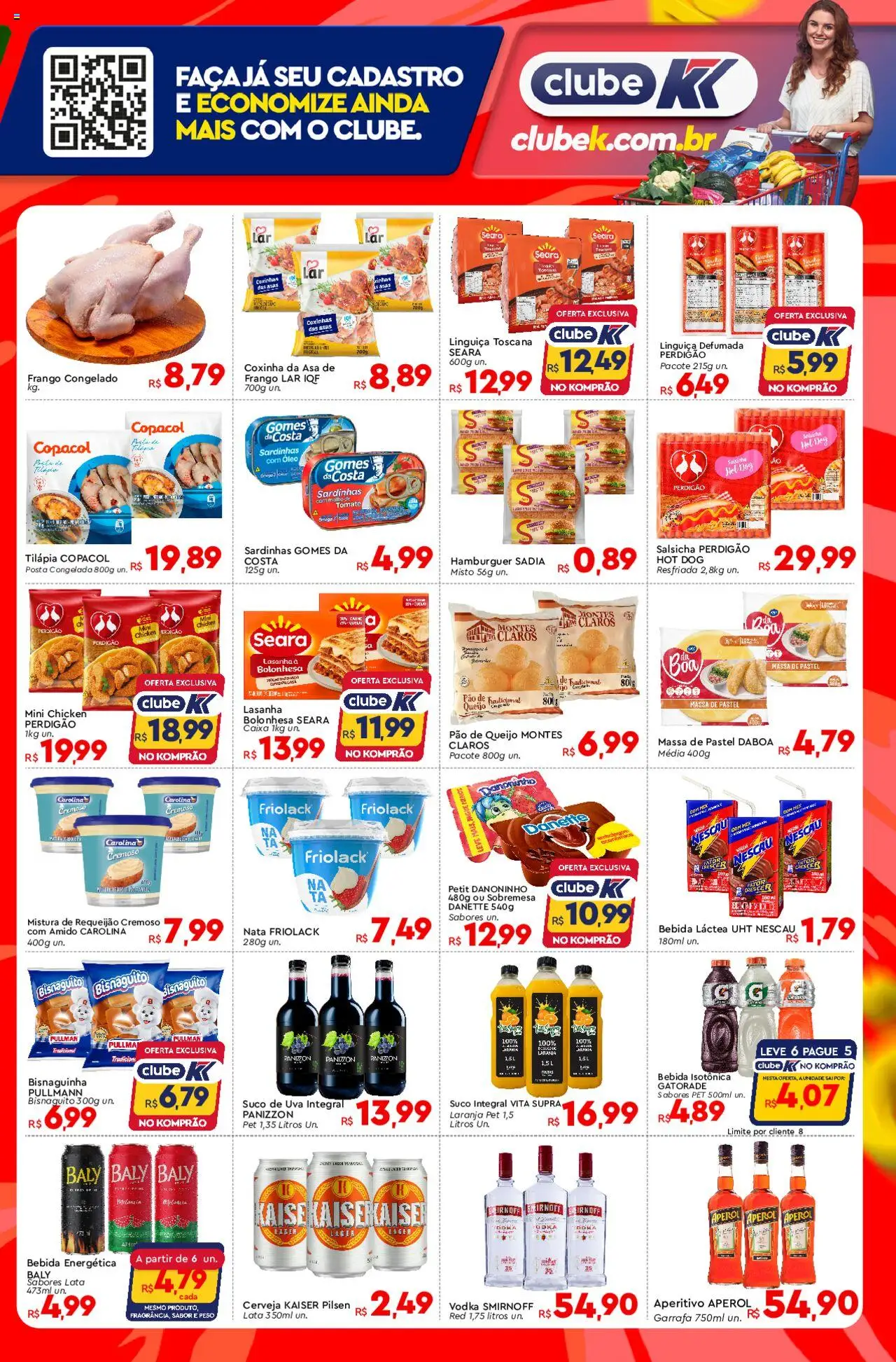 Komprao Atacadista Folheto - válido de 16.08.2025 | Página: 3 | Produtos: Massa, Bebida, Requeijão, Pão de queijo