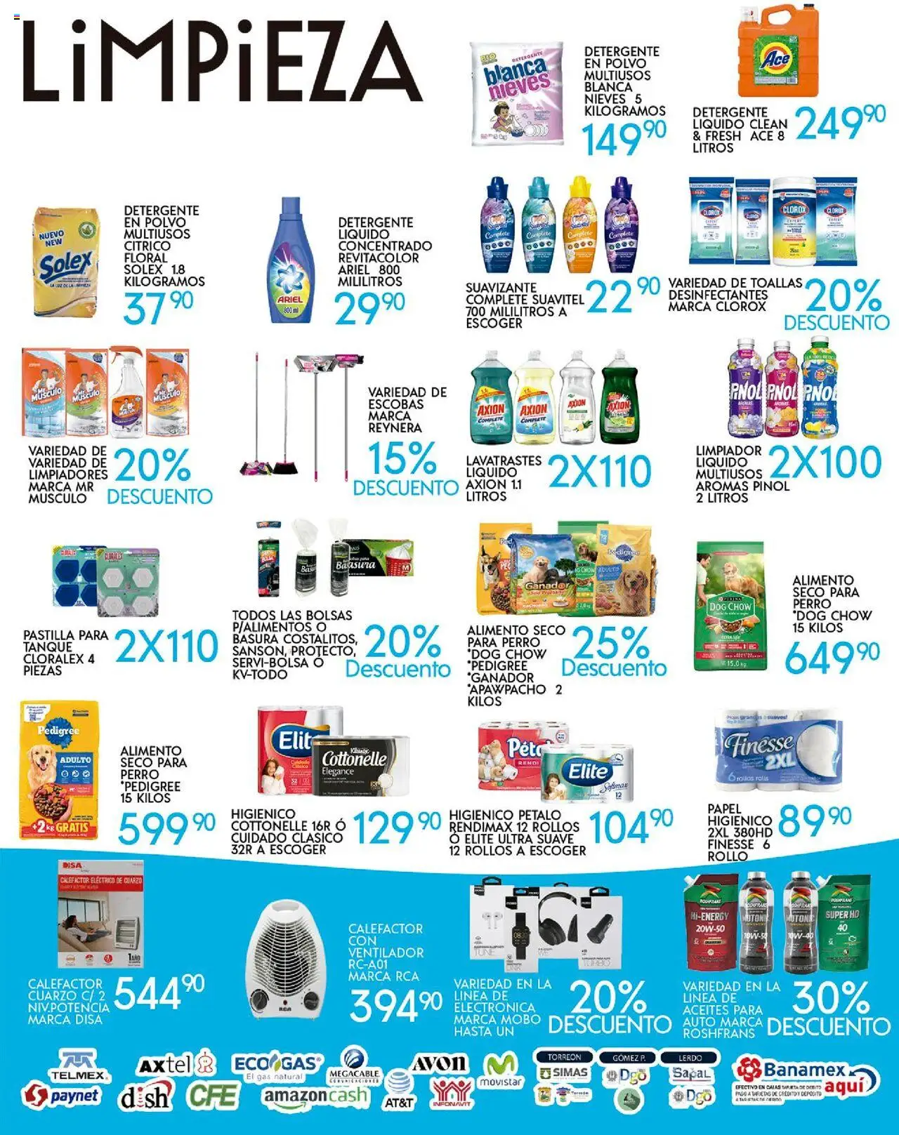 Nuevas ofertas de Alsuper válidas en toda la República Mexicana desde el 07.10.2025. ¡Encuentra las mejores ofertas en Alsuper - Folleto Laguna! | Página: 5 | Productos: Ventilador, Papel higiénico, Toallas, Polvo