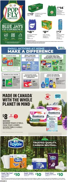 Preview of Independent Grocer weekly flyer / circulaire from shop Independent Grocer valid from 16.04.2026 | Page: 21 | Products: Tea, Washing machine, Detergent, Bath
