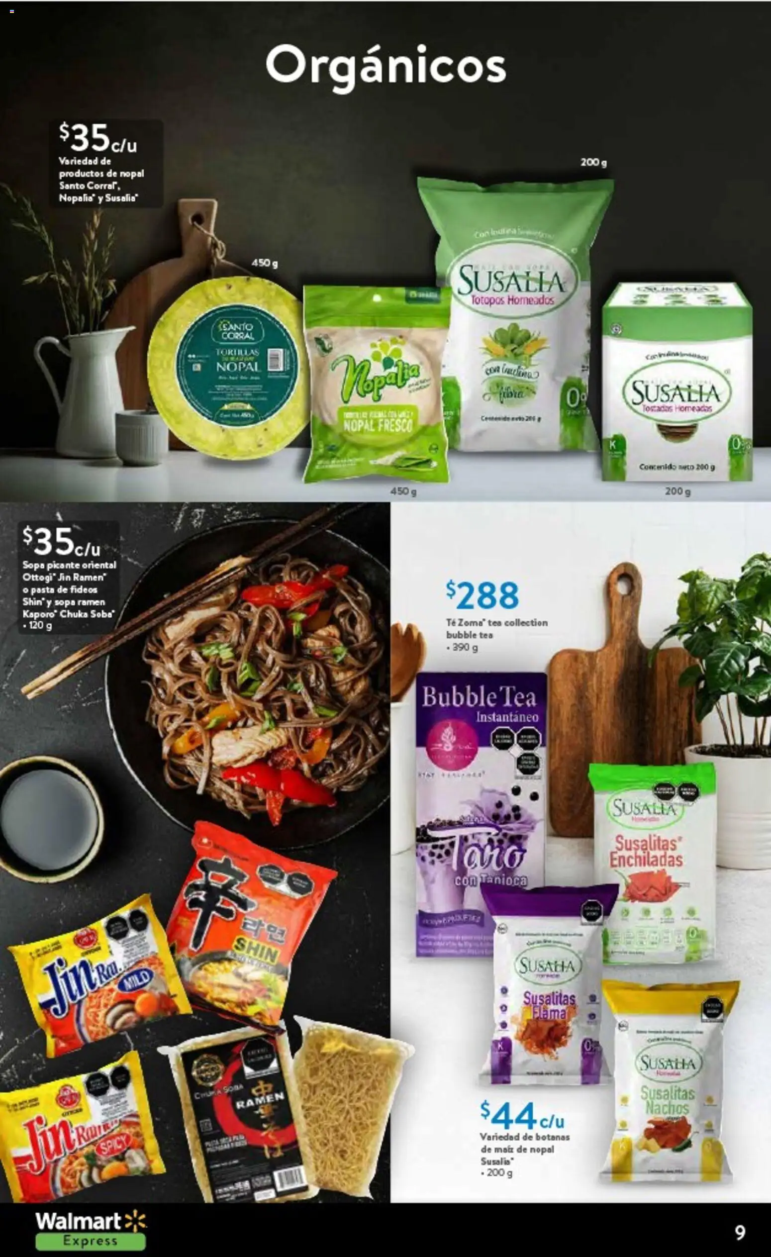 Nuevas ofertas de Walmart Express válidas en toda la República Mexicana desde el 14.10.2025. ¡Encuentra las mejores ofertas en Walmart Express folleto Halloween! | Página: 9 | Productos: Maíz, Sopa, Fideos, Té