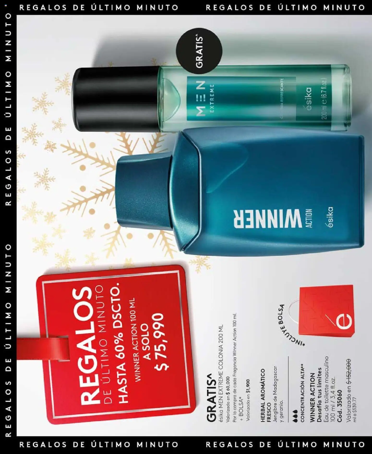 Ésika revista - valida desde el 03.11.2025 | Página: 170 | Productos: Bolsa, Fragancia, Eau de toilette