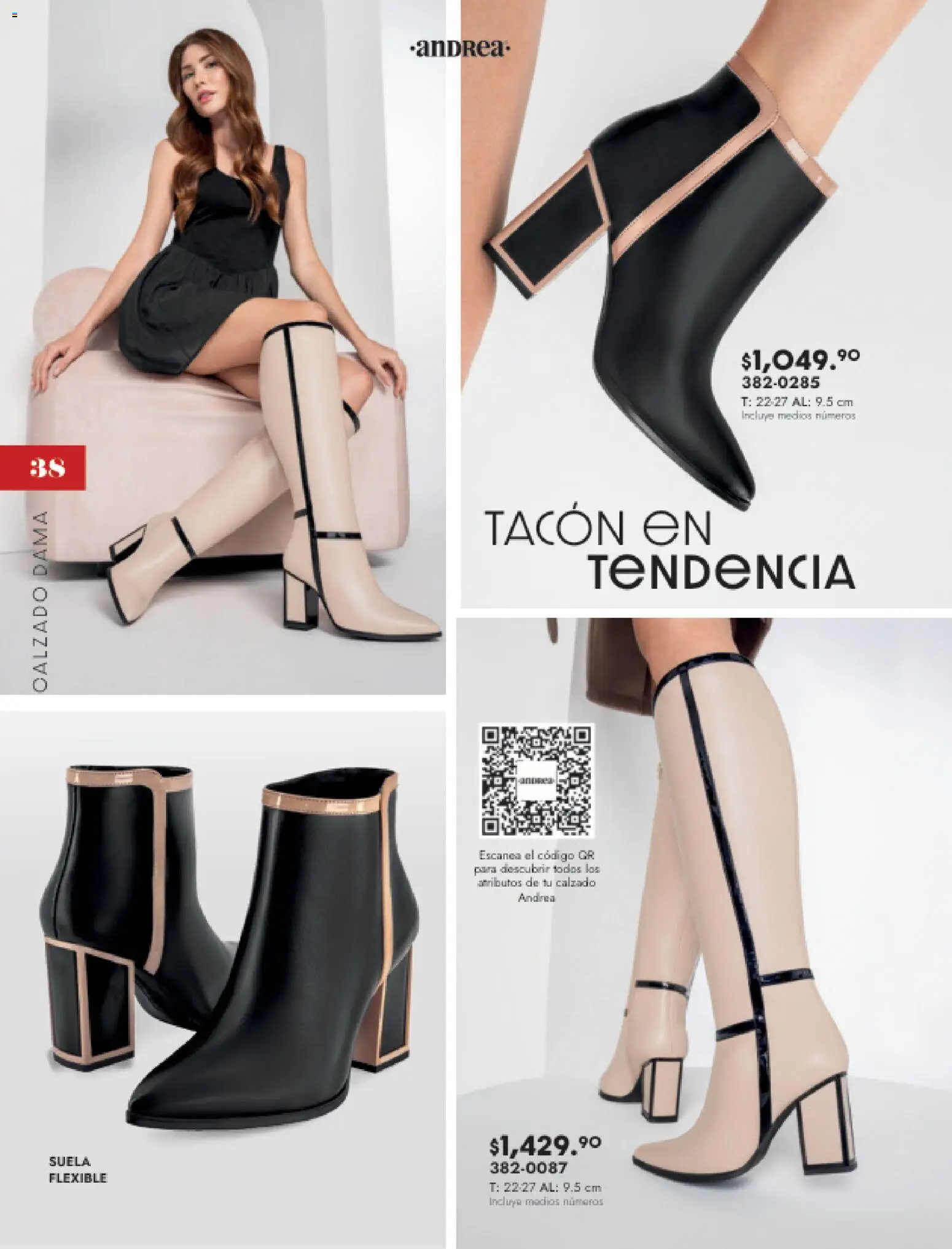 Nuevas ofertas de Andrea válidas en toda la República Mexicana desde el 16.11.2025. ¡Encuentra las mejores ofertas en Andrea catálogo Moda Joven! | Página: 38