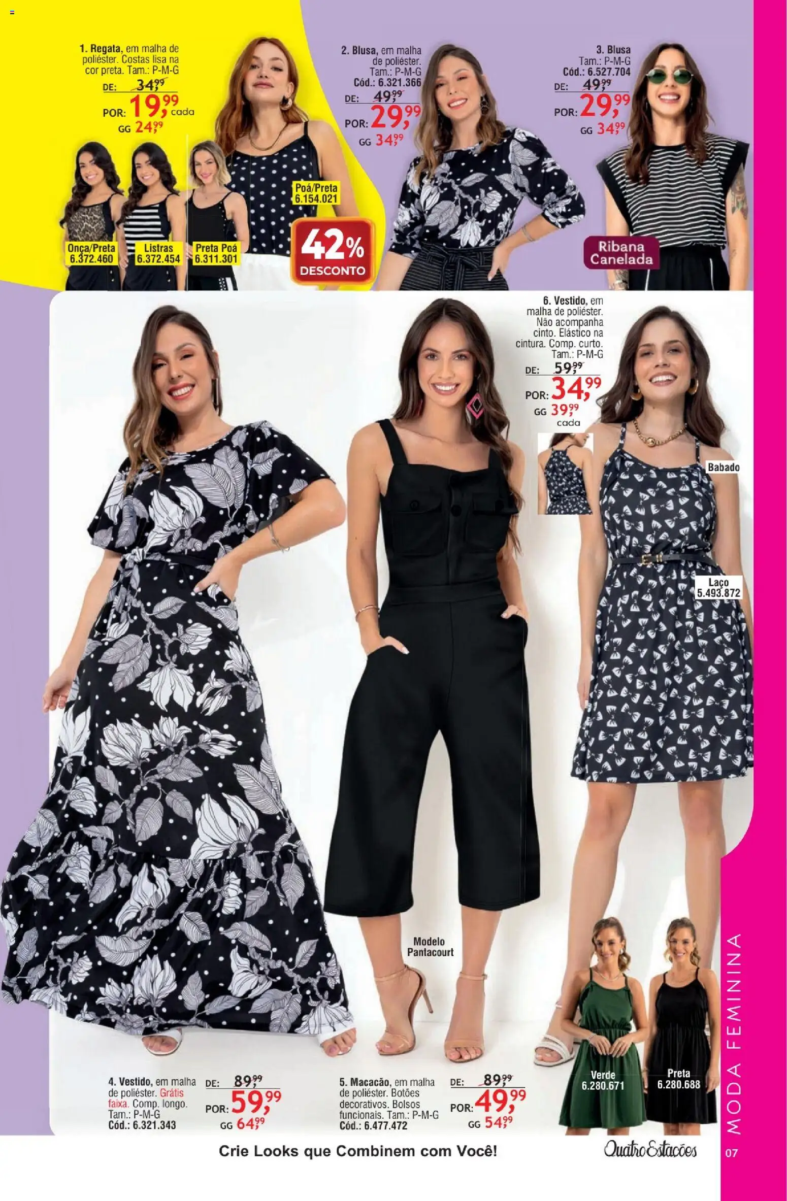 Quatro Estações Folheto - válido de 01.02.2026 | Página: 3 | Produtos: Poá, Blusa