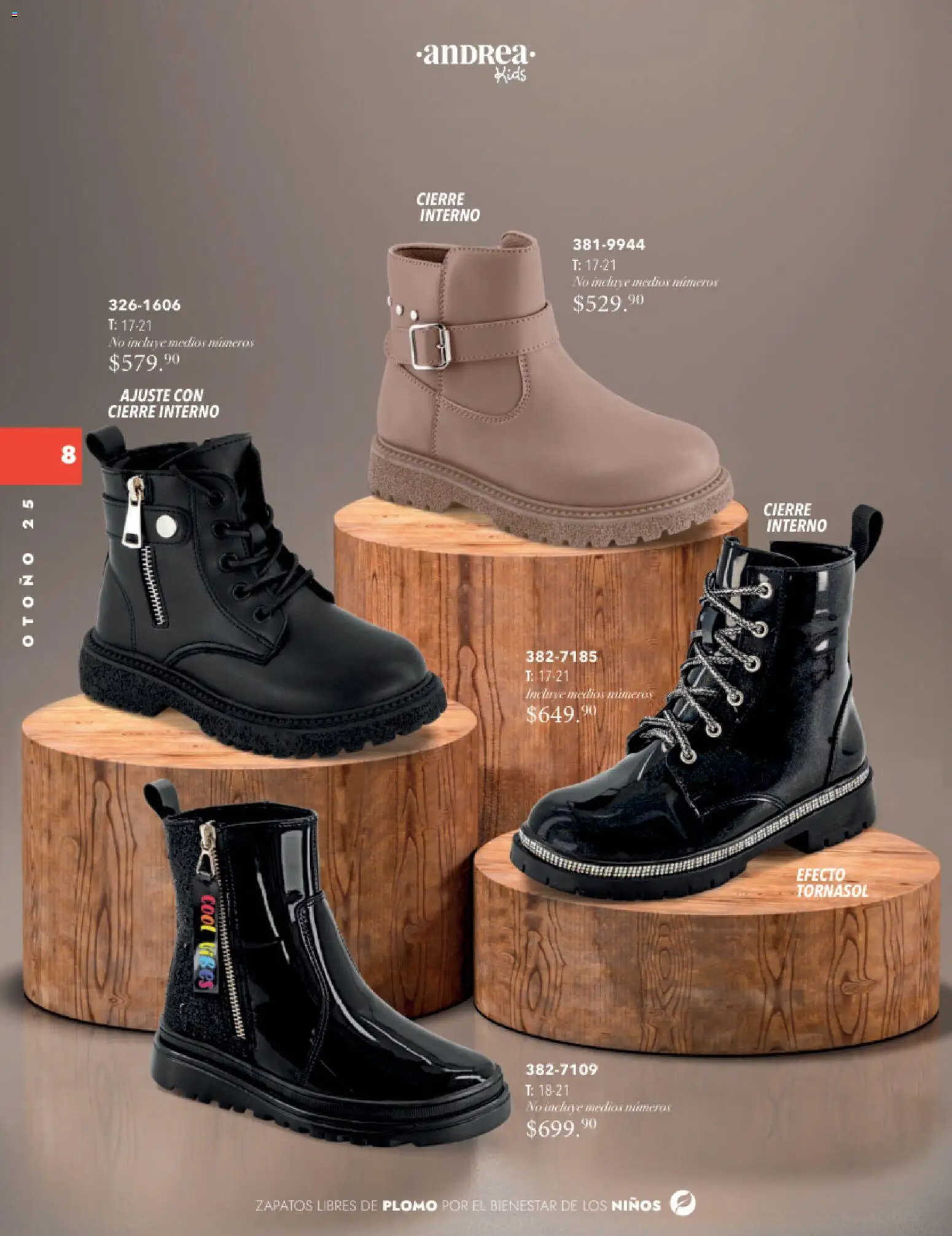 Nuevas ofertas de Andrea válidas en toda la República Mexicana desde el 26.11.2025. ¡Encuentra las mejores ofertas en Andrea catálogo Infantil Kids! | Página: 7 | Productos: Zapatos