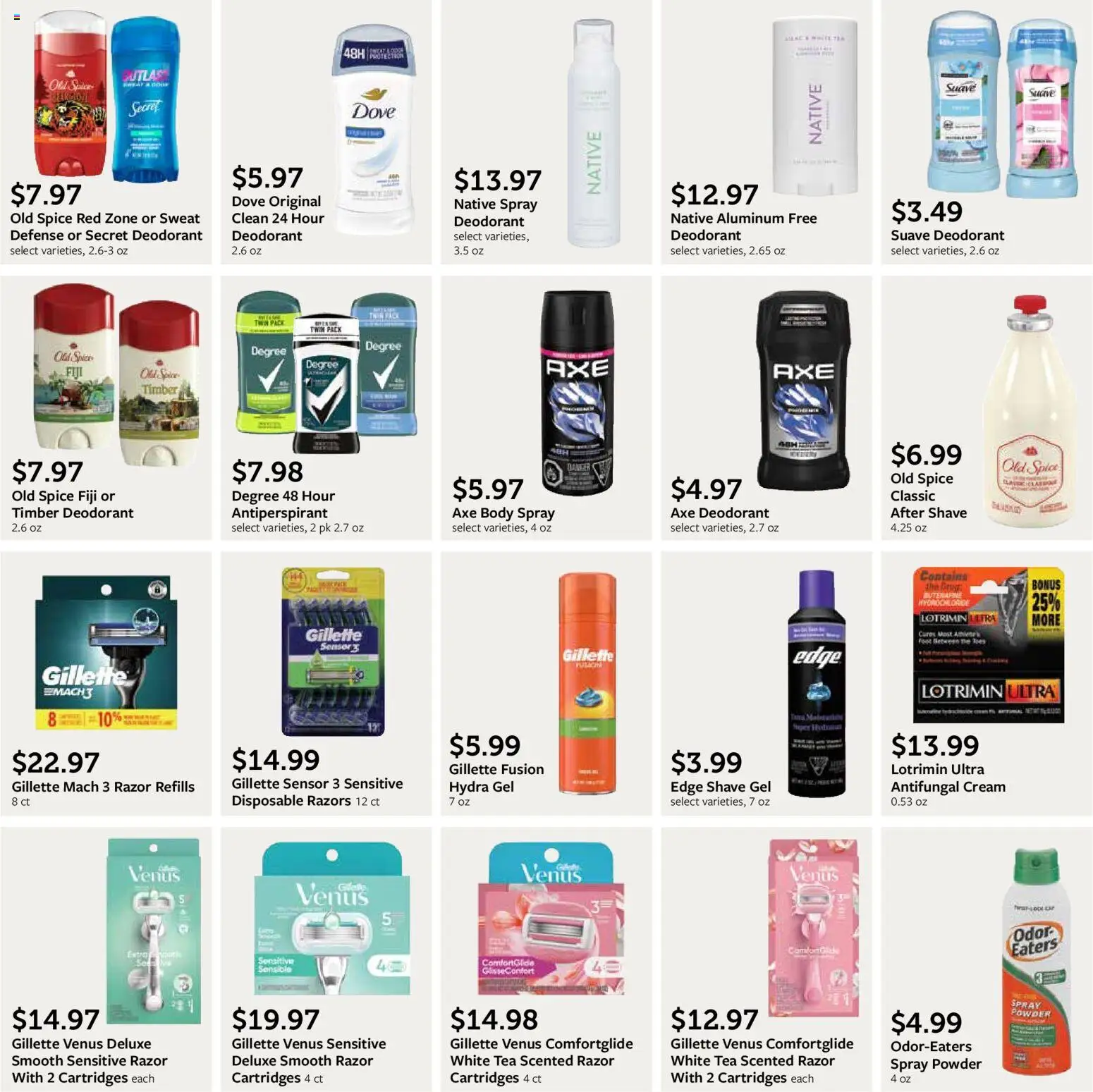 Fareway Monthly Ad - valid from 29.12.2025 | Page: 37 | Products: Deodorant, Antiperspirant, Tea, Cream