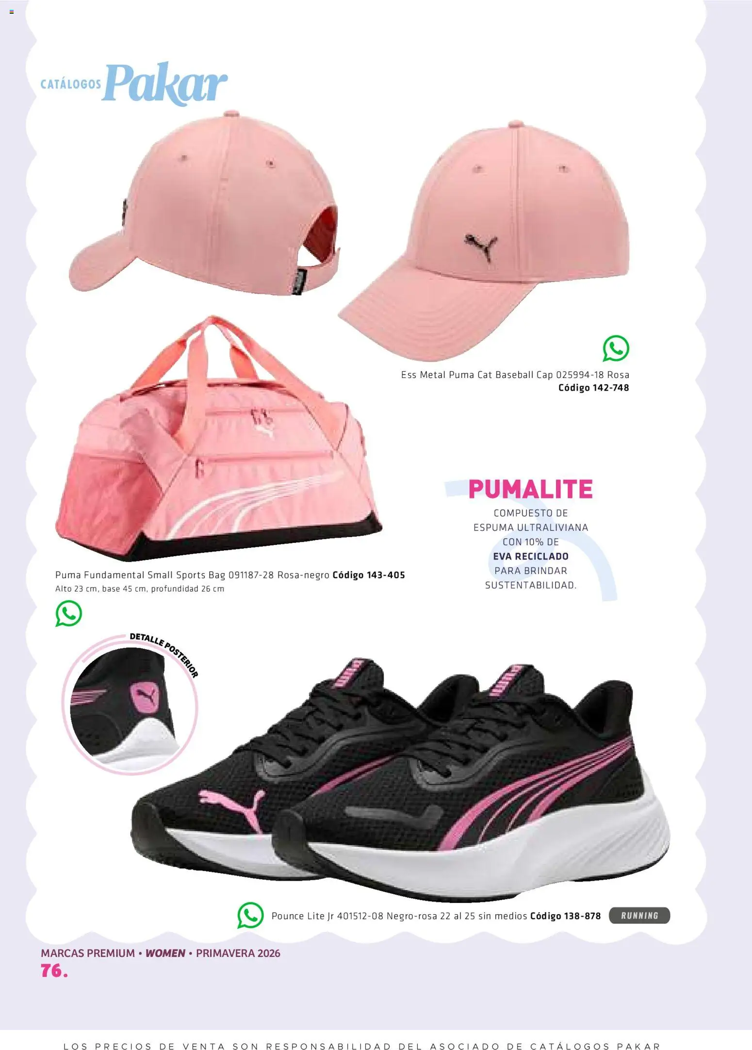 Nuevas ofertas de SC Pakar válidas en toda la República Mexicana desde el 27.02.2026. ¡Encuentra las mejores ofertas en SC Pakar catálogo Premium Women! | Página: 76 | Productos: Espuma