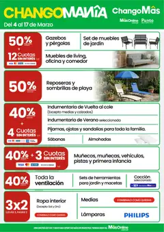 Vista previa Changomas ofertas válido desde el 04.03.2026 | Página: 14 | Productos: Ojotas, Sabanas, Ropa interior, Sandalias