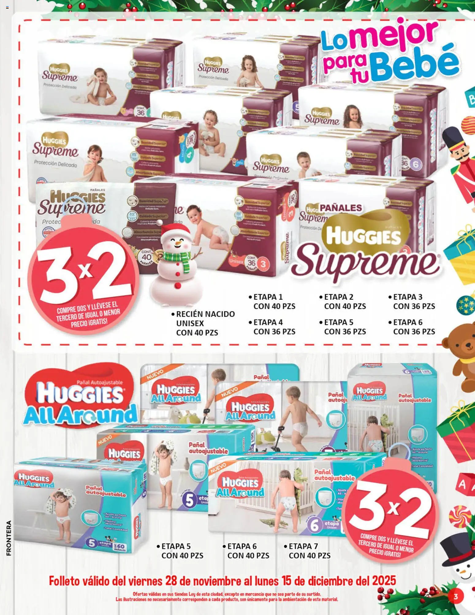 Nuevas ofertas de Casa Ley válidas en toda la República Mexicana desde el 28.11.2025. ¡Encuentra las mejores ofertas en Casa Ley folleto Cuenta con ternura! | Página: 4 | Productos: Pañales