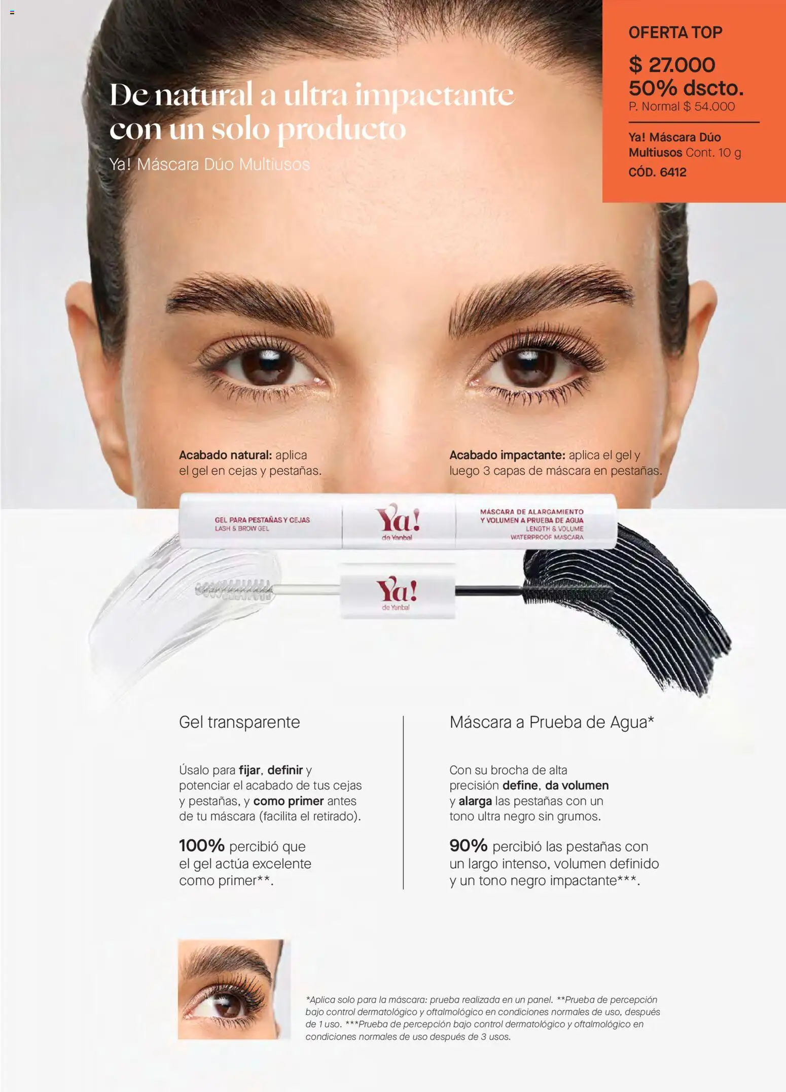 Yanbal revista - valida desde el 28.02.2026 | Página: 73 | Productos: Agua, Brocha, Top, Máscara