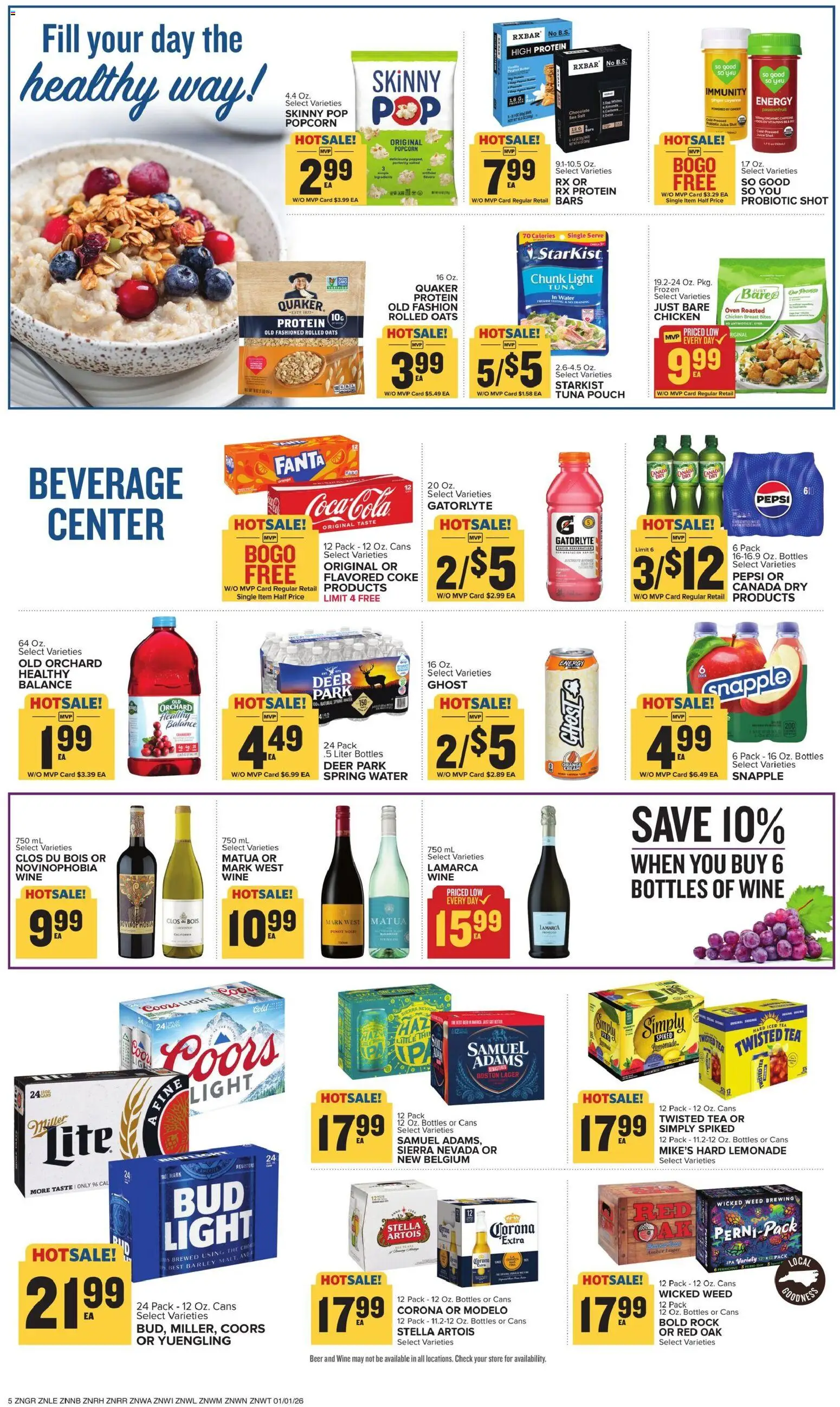 Food Lion Weekly Ad - valid from 01.01.2026 | Page: 9 | Products: Chocolate, Cream, Salt, Oven