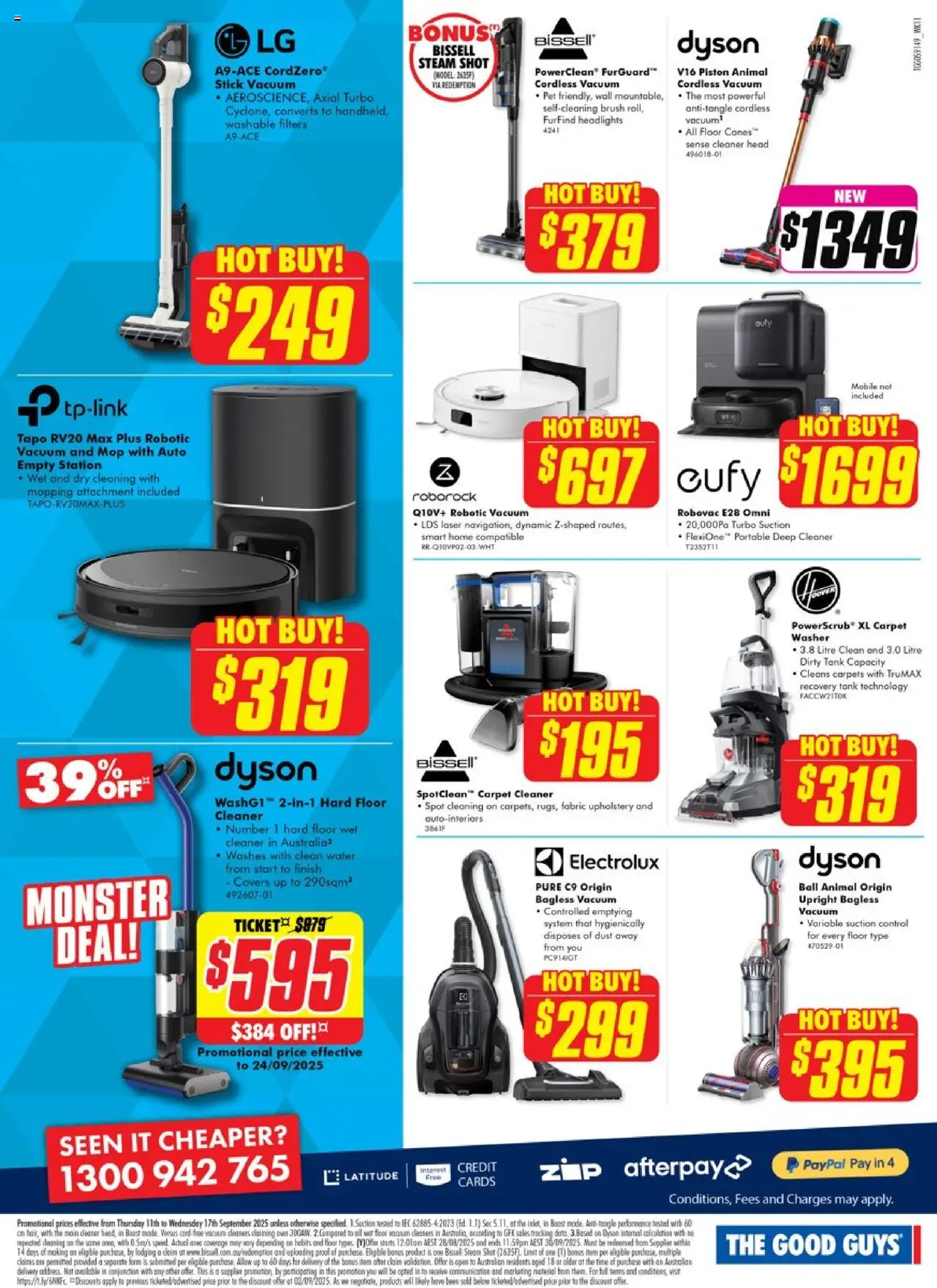 The Good Guys catalogue - valid from 10.09.2025 | Page: 13 | Products: Brush, Portable, Washer, Mobile
