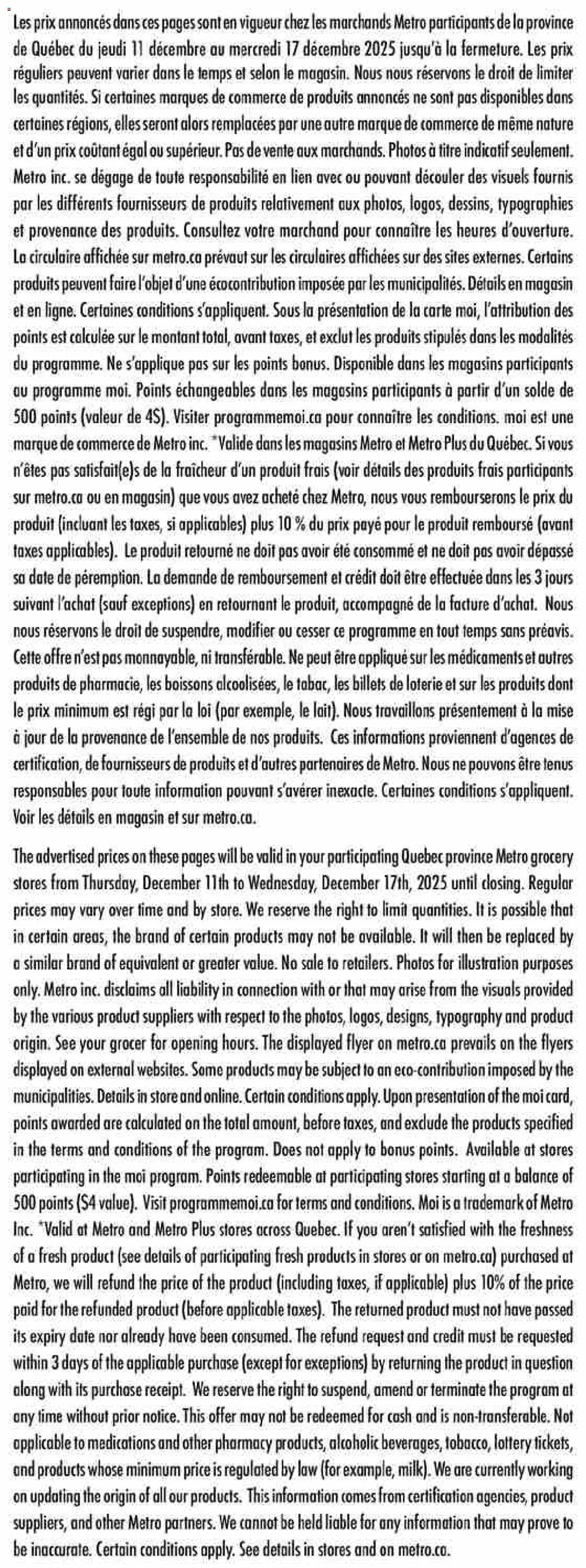 Metro flyer valid from 11.12.2025 | Page: 25