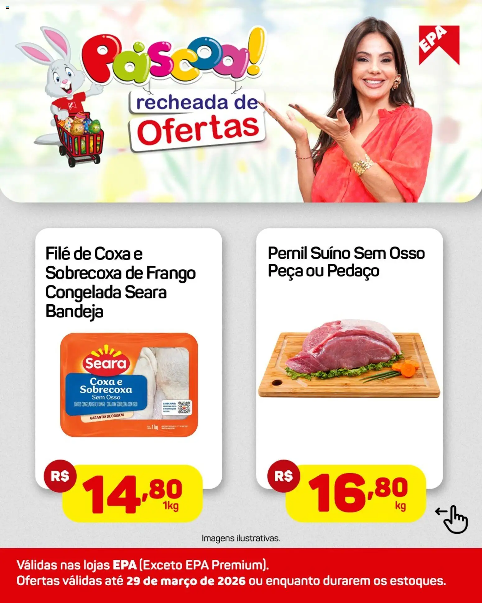 EPA Folheto - válido de 23.03.2026 | Página: 3 | Produtos: Cola, Pernil, Bandeja, Frango