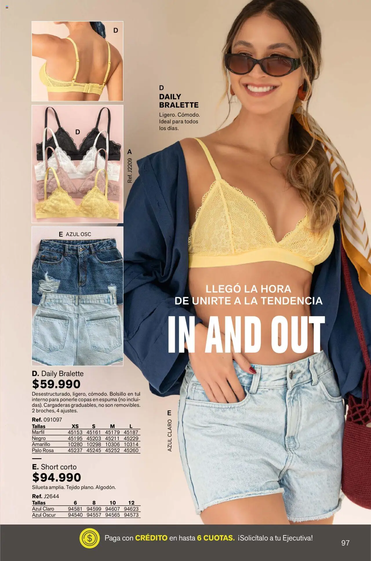 Leonisa revista - valida desde el 04.08.2025 | Página: 97 | Productos: Espuma, Short