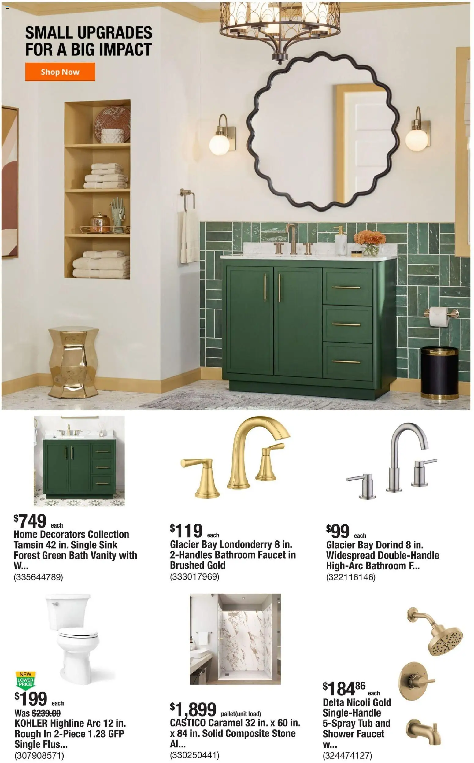 Home Depot Weekly Ad - OH - valid from 25.12.2025 | Page: 2 | Products: Bath, Shower