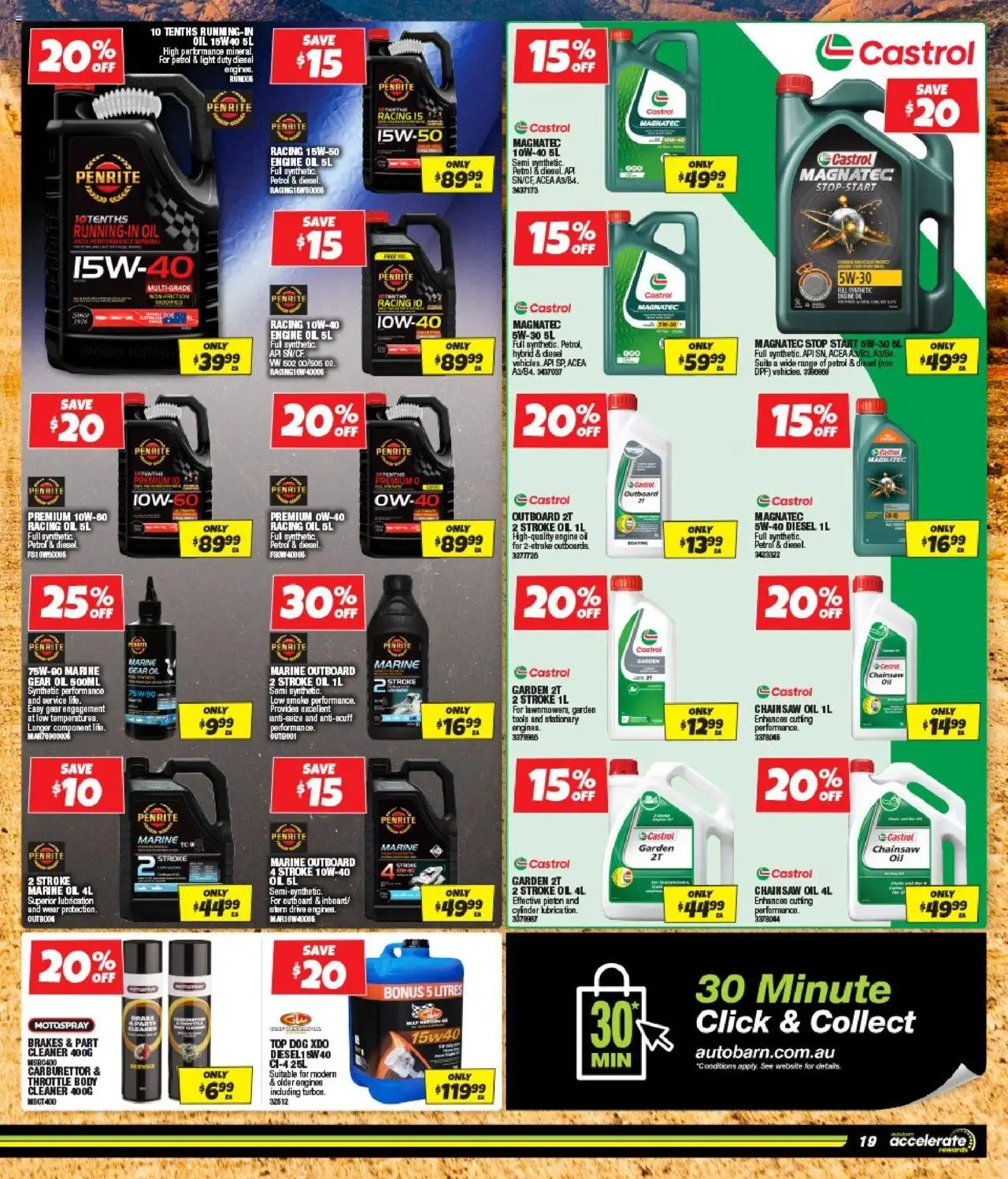 Autobarn catalogue - valid from 10.09.2025 | Page: 19 | Products: Cleaner, Oil, Chainsaw, Tools