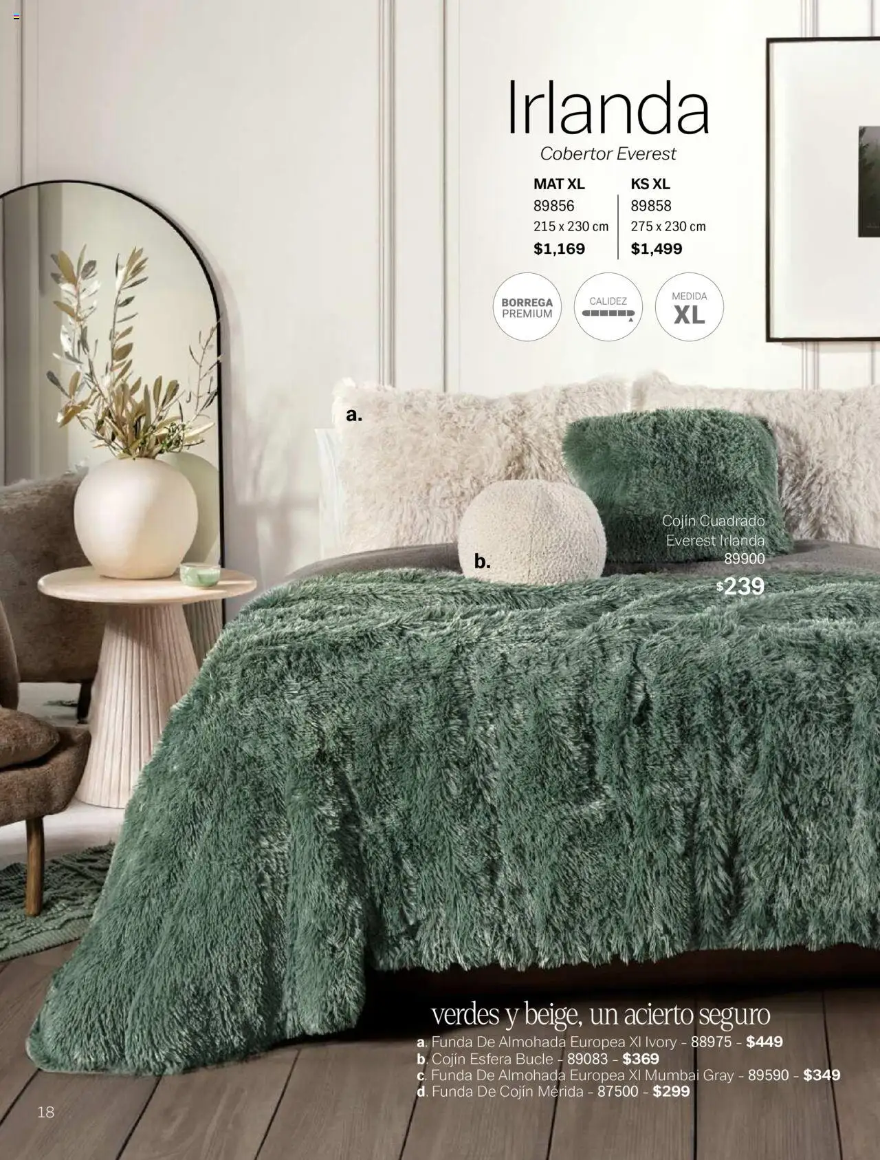 Nuevas ofertas de Vianney válidas en toda la República Mexicana desde el 15.08.2025. ¡Encuentra las mejores ofertas en Vianney - Catálogo Invierno! | Página: 20 | Productos: Cobertor, Funda, Funda de almohada, Almohada