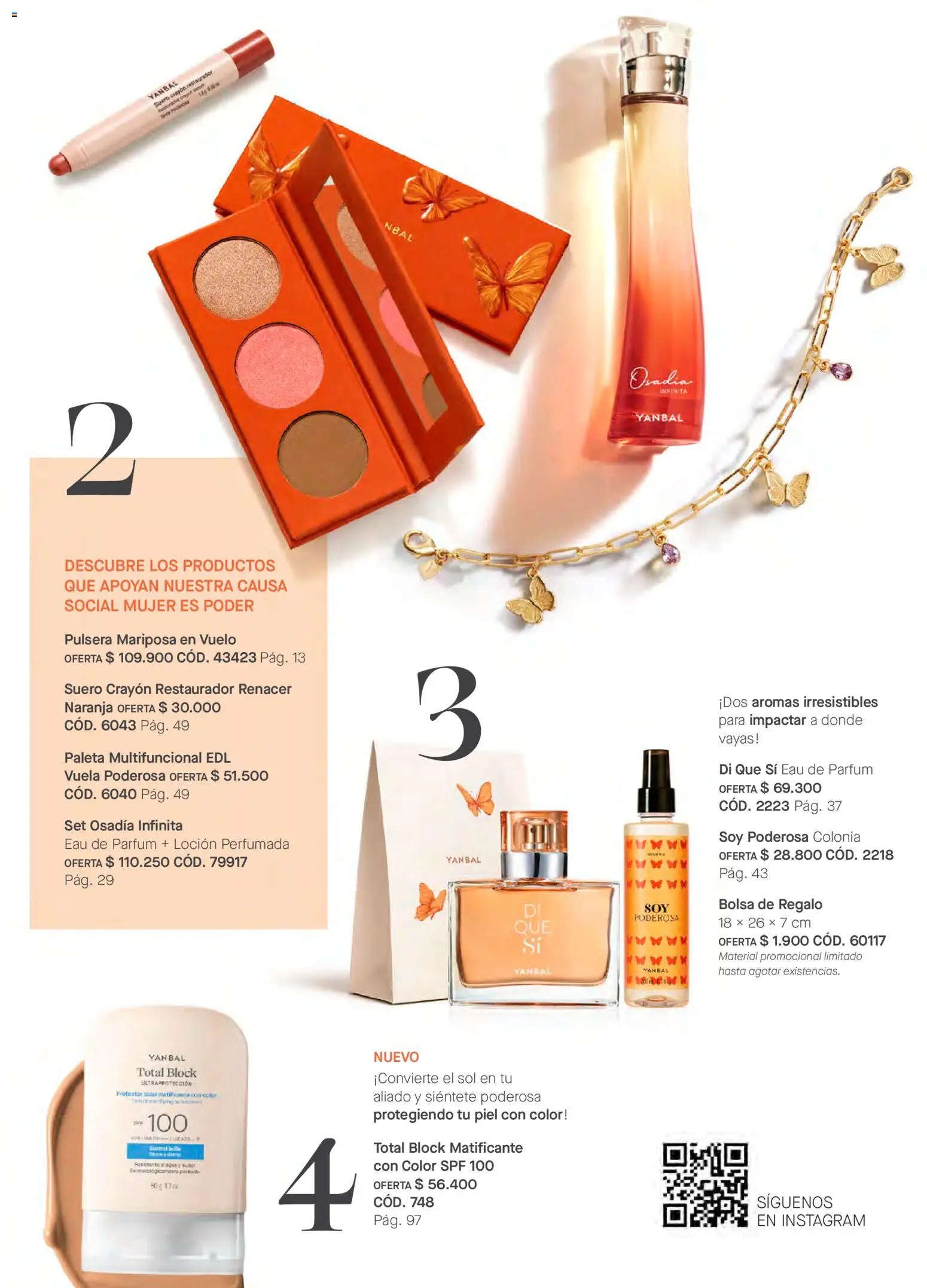 Yanbal revista - valida desde el 28.02.2026 | Página: 5 | Productos: Pulsera, Bolsa, Loción, Protector solar