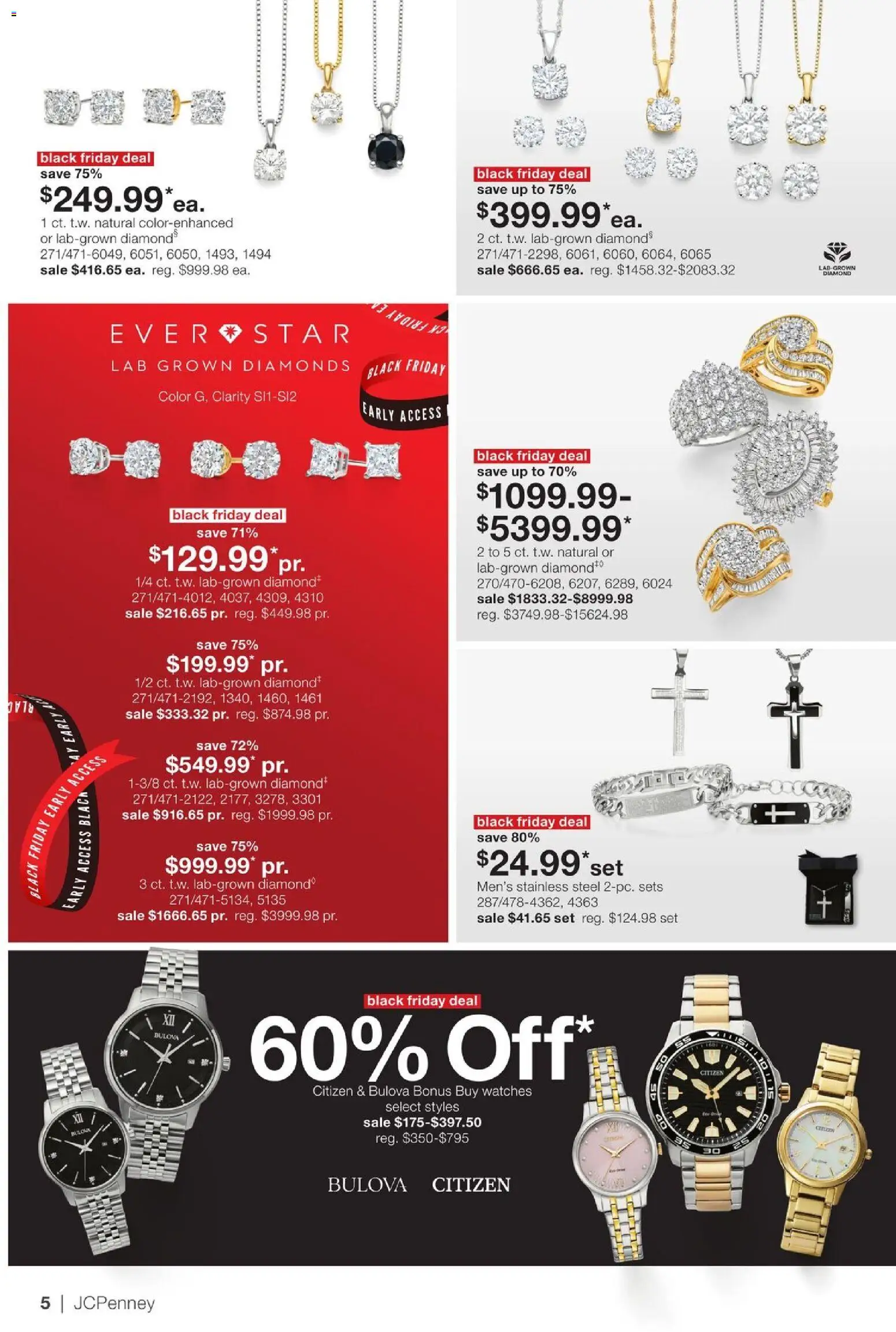 JCPenney Black Friday Early Access Jewelry Deals - valid from 27.10.2025 | Page: 5 | Products: Watches
