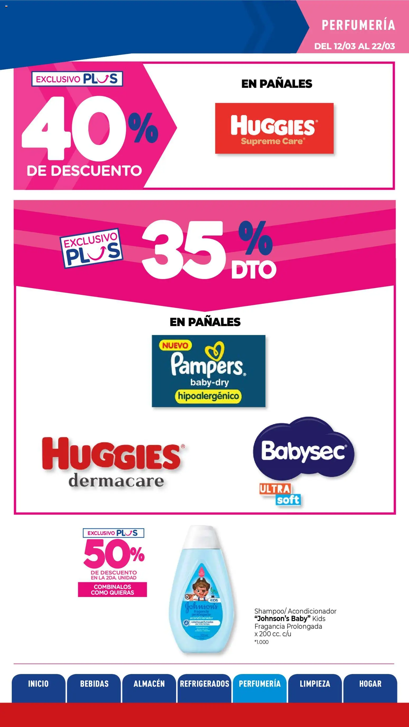 La Anonima catálogo │ válido desde el 13.03.2026 | Página: 23 | Productos: Fragancia, Acondicionador, Pañales