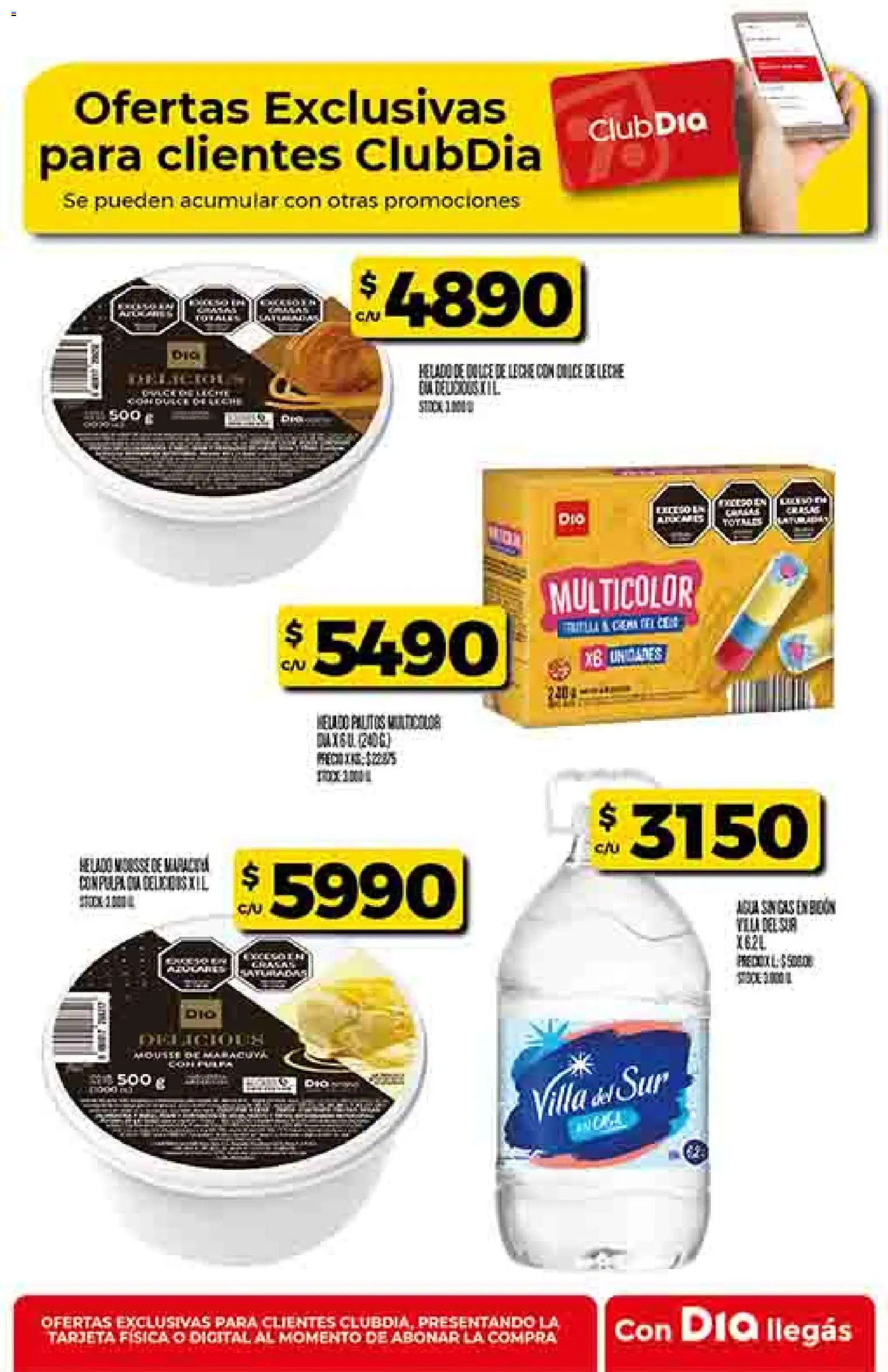 Supermercado DIA Ofertas │ válido desde el 11.02.2026 | Página: 53 | Productos: Helado, Dulce de leche, Leche