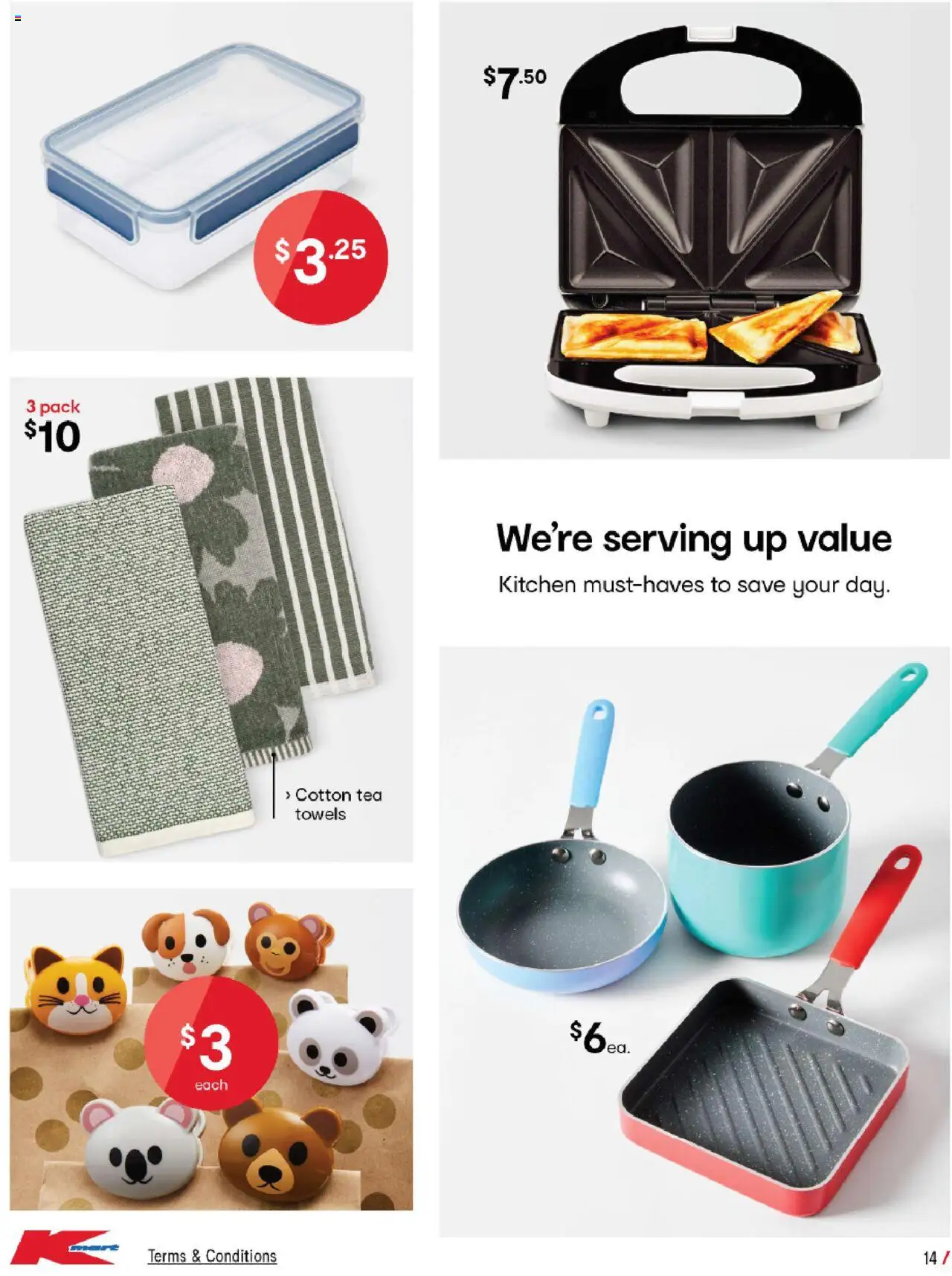 Kmart catalogue - valid from 05.06.2025 | Page: 14 | Products: Towels, Tea