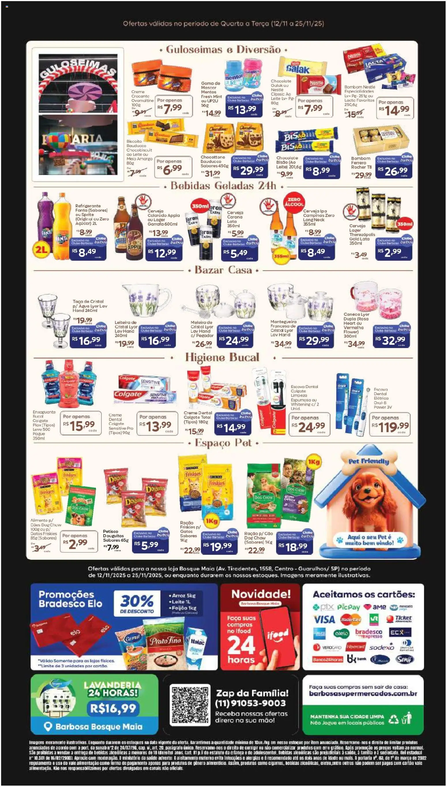 Barbosa Supermercados Folheto - válido de 12.11.2025 | Página: 4 | Produtos: Fanta, Faca, Cerveja, Açúcar