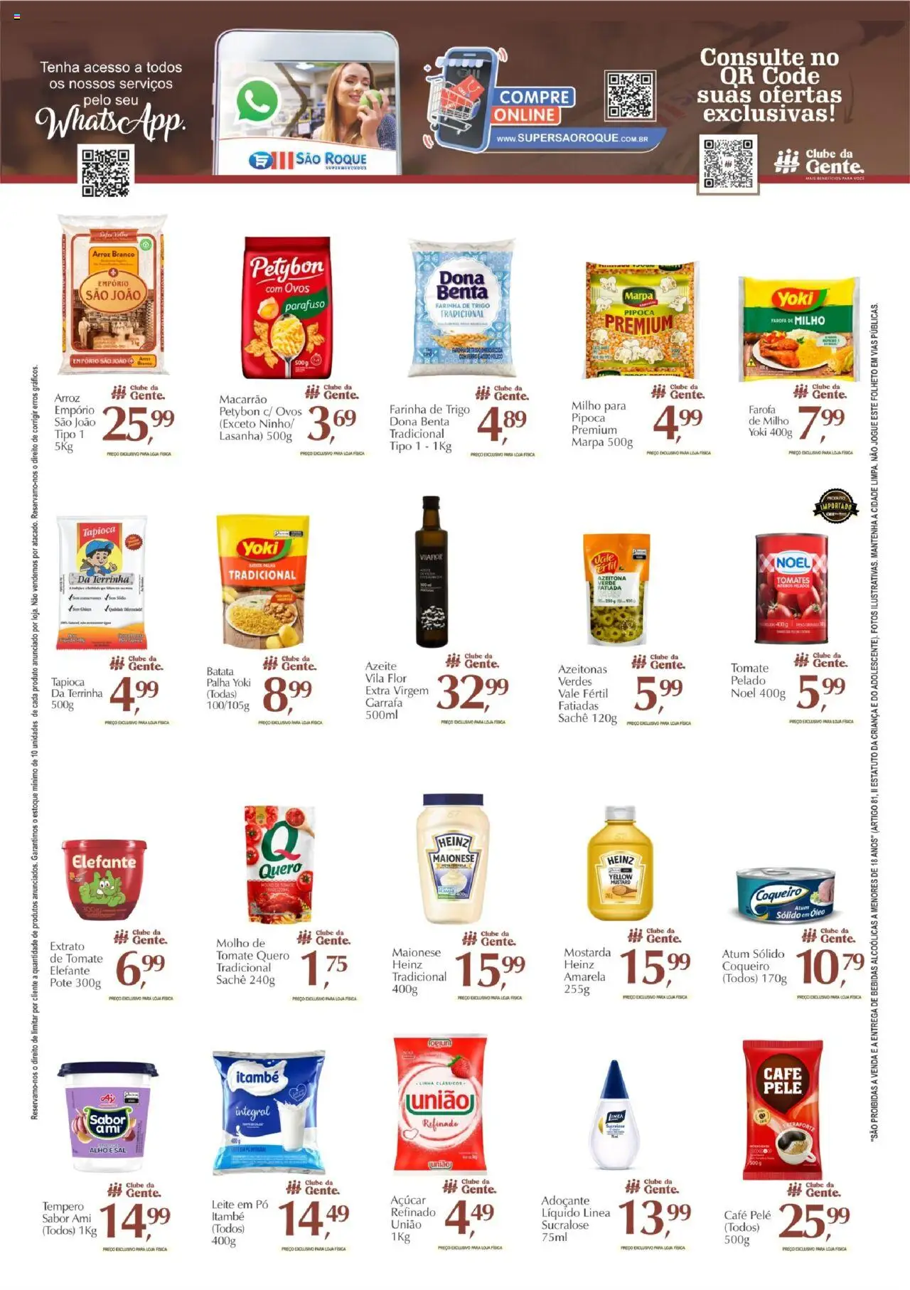 São Roque Supermercados Folheto - válido de 19.09.2025 | Página: 2 | Produtos: Ovos, Café, Batata, Atum