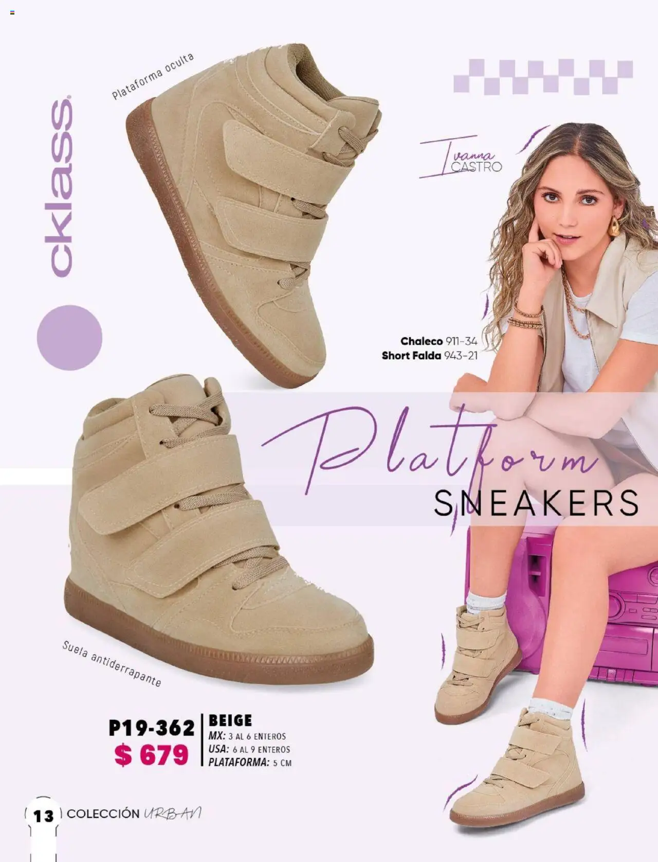 Nuevas ofertas de Cklass válidas en toda la República Mexicana desde el 15.08.2025. ¡Encuentra las mejores ofertas en Cklass - Catálogo Urban Week! | Página: 14 | Productos: Chaleco, Falda, Short
