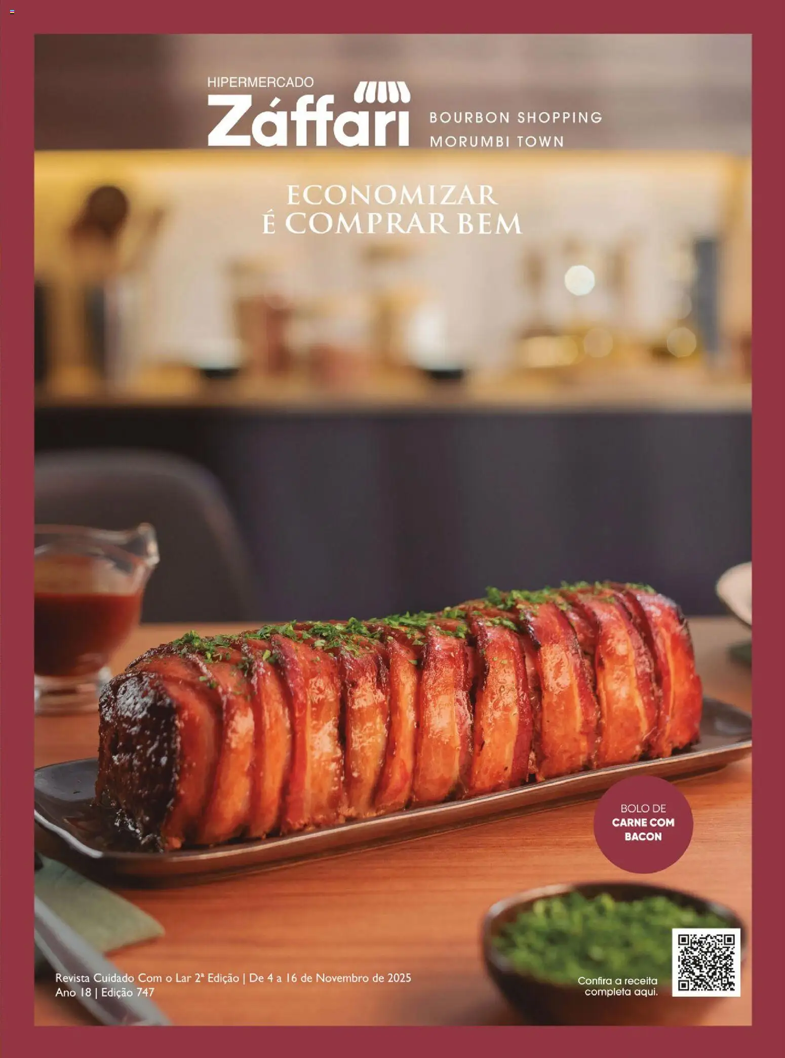 Zaffari Folheto - válido de 04.11.2025 | Página: 1 | Produtos: Revista, Carne, Bourbon, Bolo