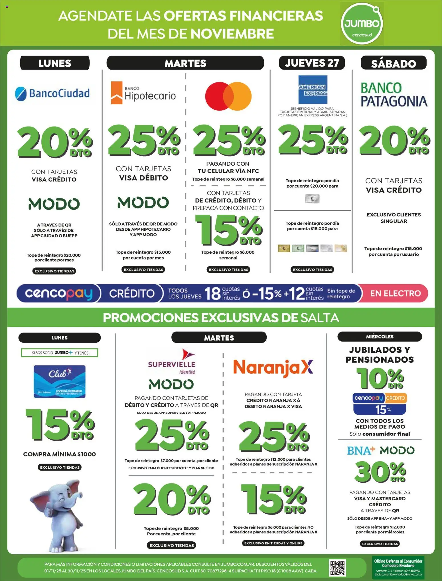 Jumbo - Ofertas | Interior │ válido desde el 17.11.2025 | Página: 3 | Productos: Teléfono, Banco