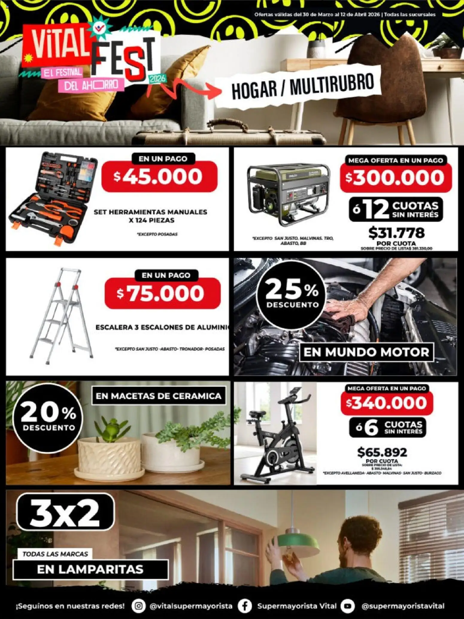 Vital - Especial de nonfood │ válido desde el 30.03.2026 | Página: 4 | Productos: Escalera, Sobre