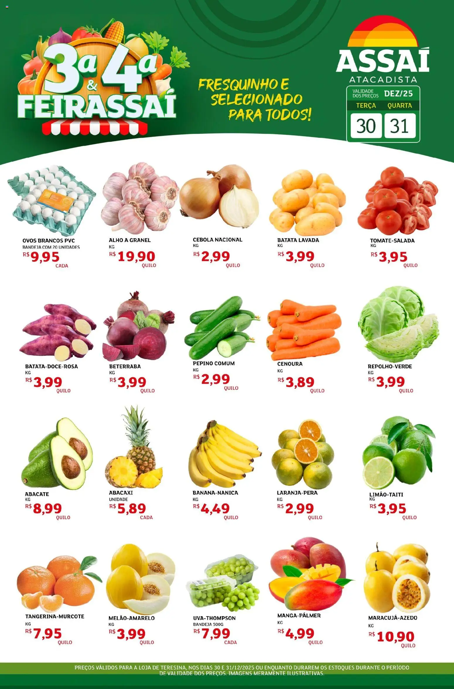 Assaí Atacadista Folheto - válido de 13.01.2026 | Página: 1 | Produtos: Alho, Cebola, Ovos, Batata