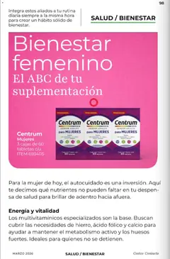 Vista previa de Costco Revista de marzo, nuevo folleto de la tienda, válido en México a partir del 01.03.2026 | Página: 98