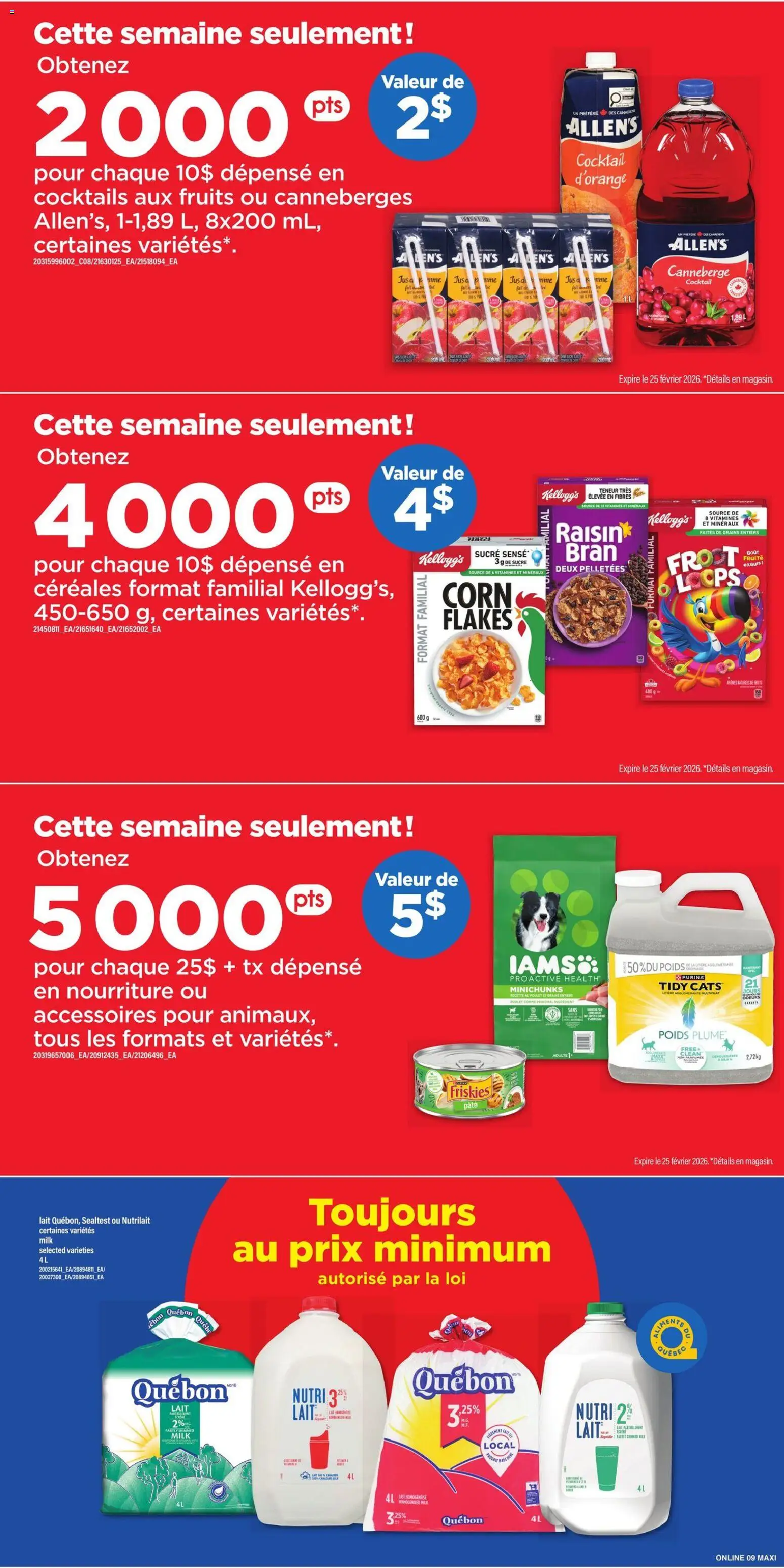 Maxi flyer valid from 19.02.2026 | Page: 13 | Products: Flakes, Milk