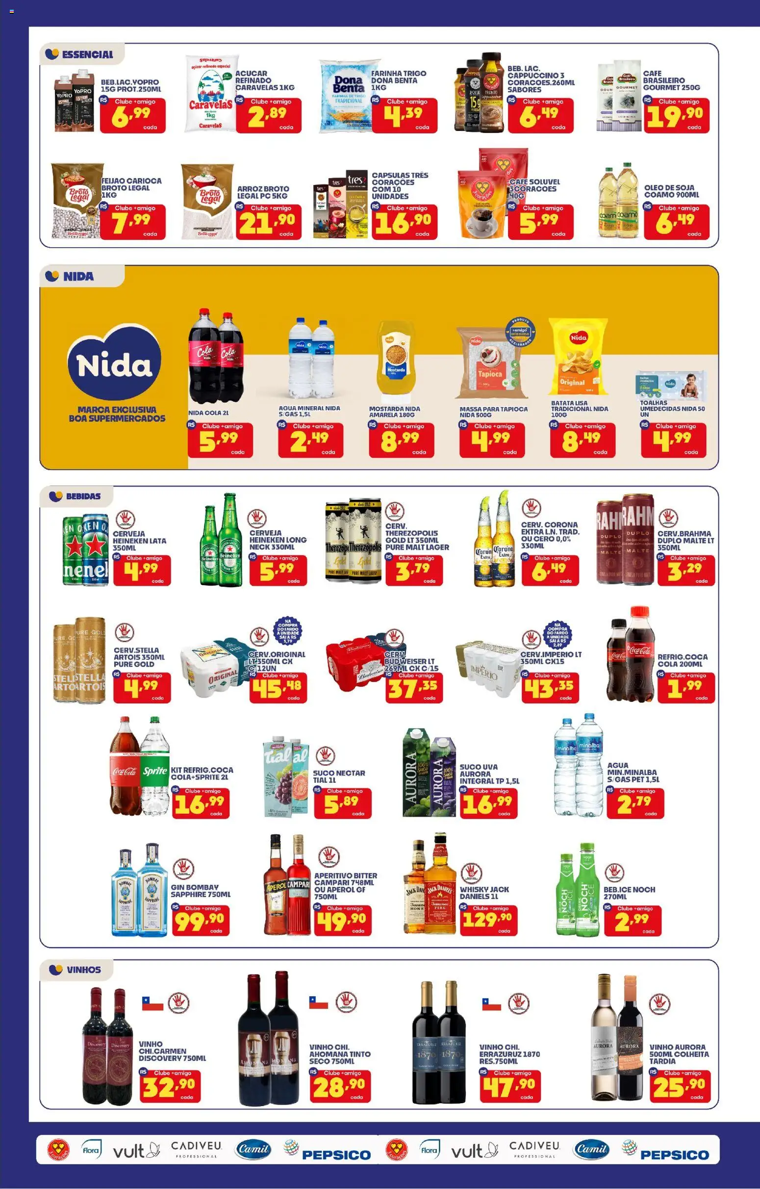 Boa Supermercados Folheto - válido de 24.04.2026 | Página: 2 | Produtos: Tapioca, Café, Cerveja, Massa
