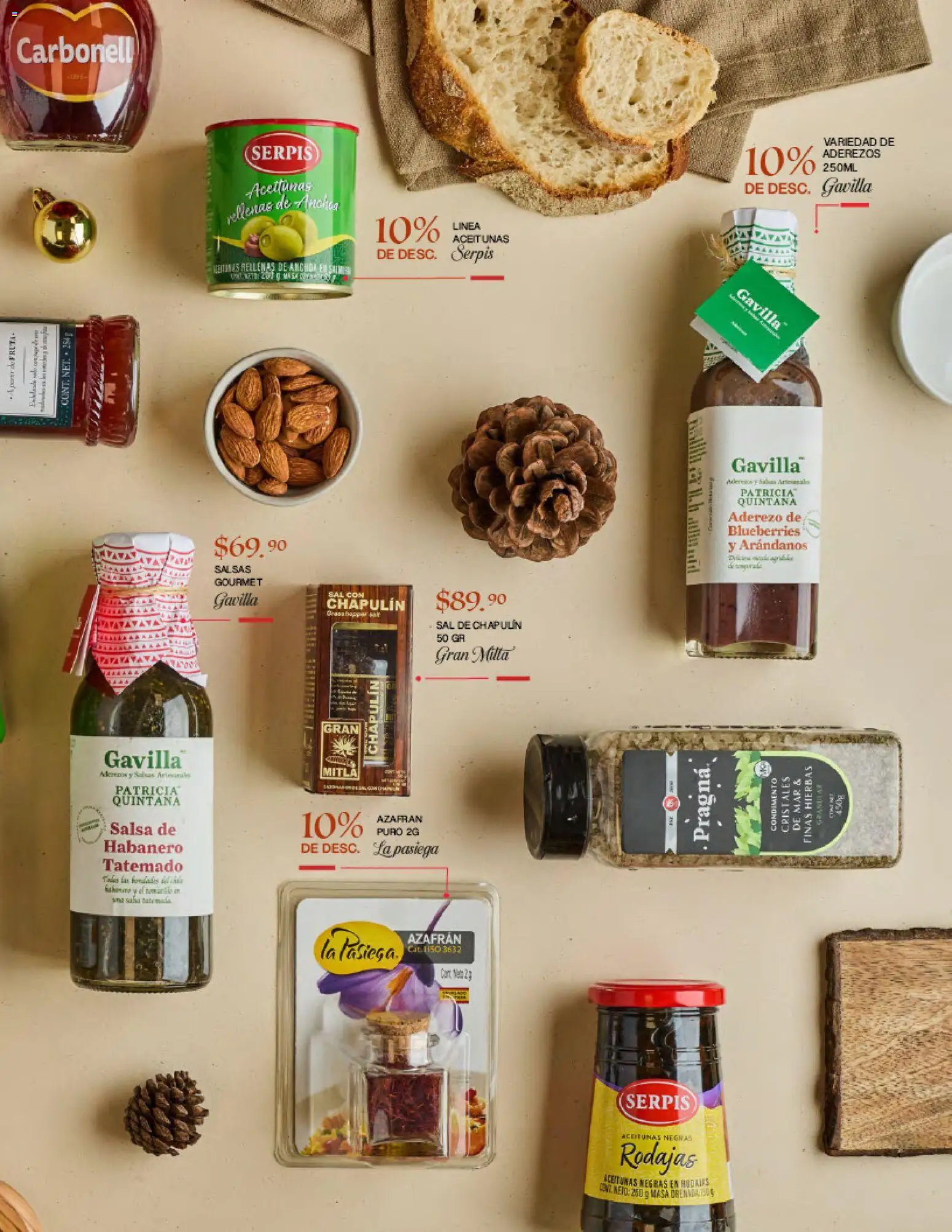 Nuevas ofertas de Alsuper válidas en toda la República Mexicana desde el 25.11.2025. ¡Encuentra las mejores ofertas en Alsuper folleto Gourmet Laguna, Saltillo, Durango, Zacatecas! | Página: 13 | Productos: Aderezo, Aceitunas, Sal, Arándanos