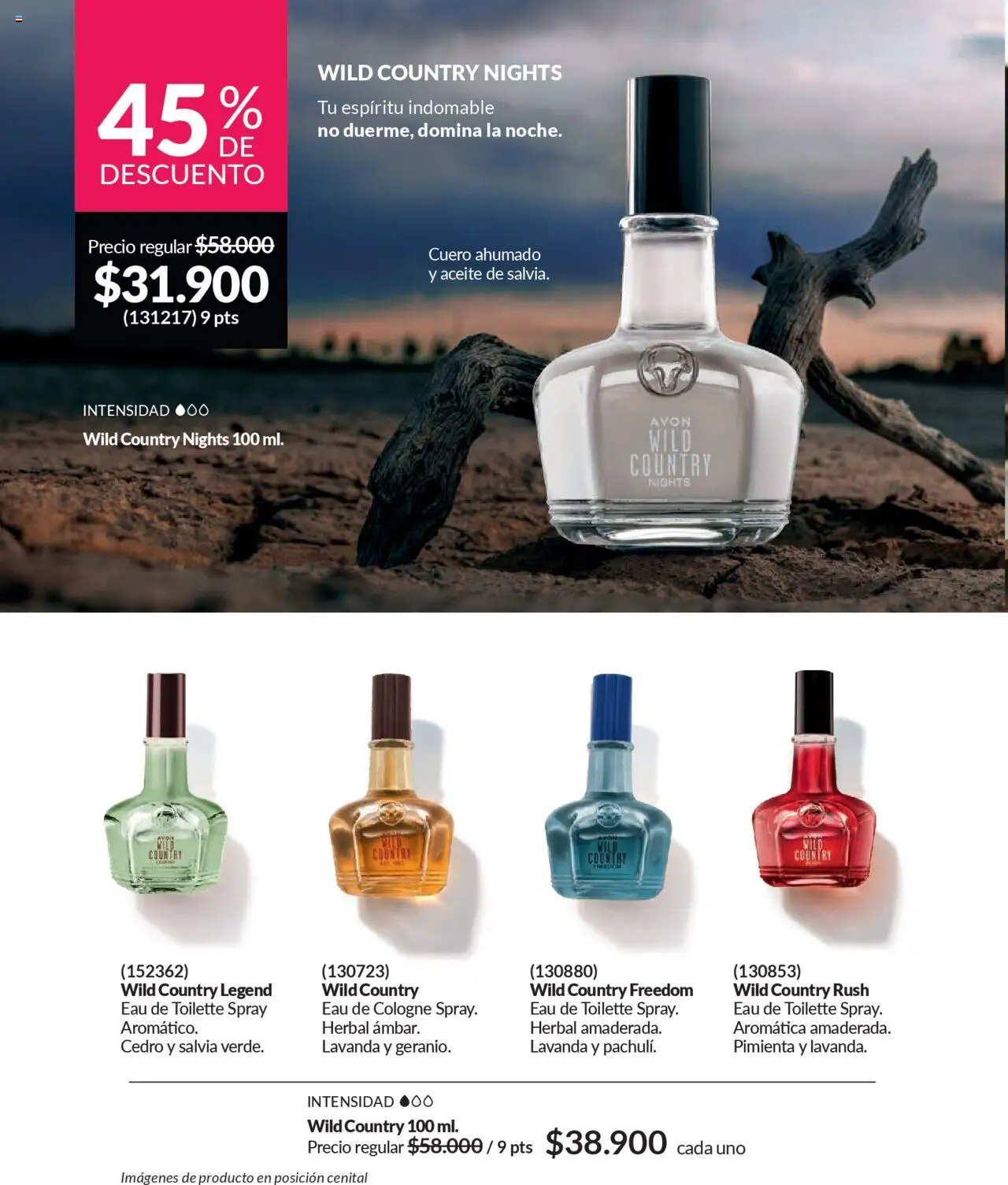 Avon revista - valida desde el 12.09.2025 | Página: 72 | Productos: Pimienta, Eau de toilette, Aceite