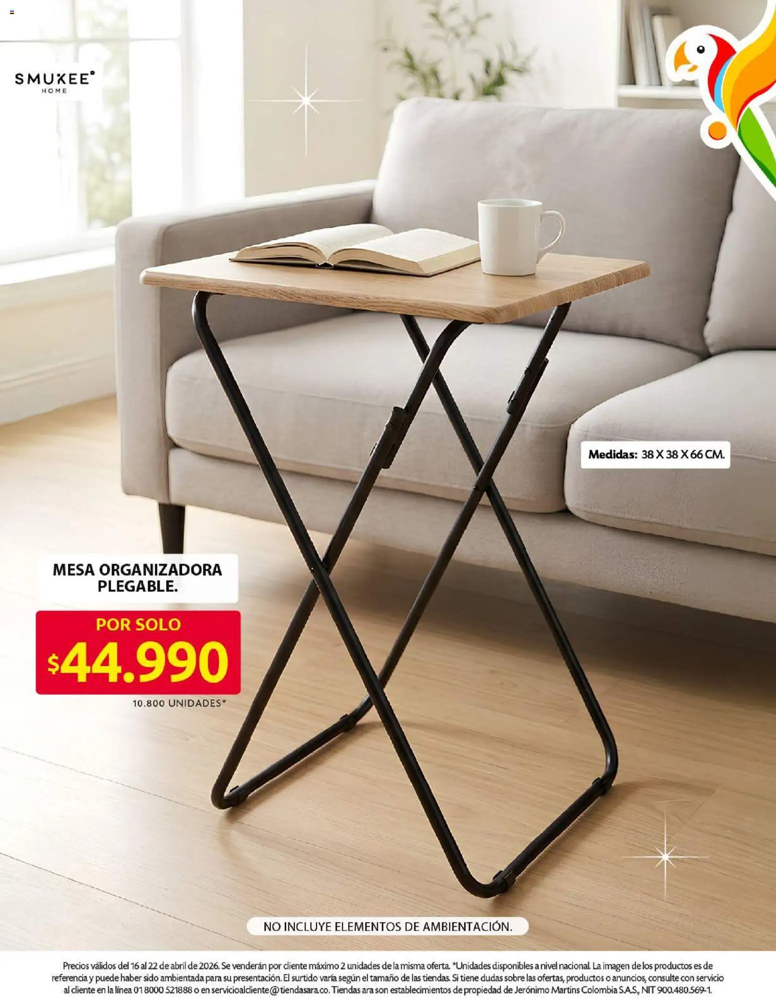 Ara revista - valida desde el 16.04.2026 | Página: 14 | Productos: Sobre, Mesa