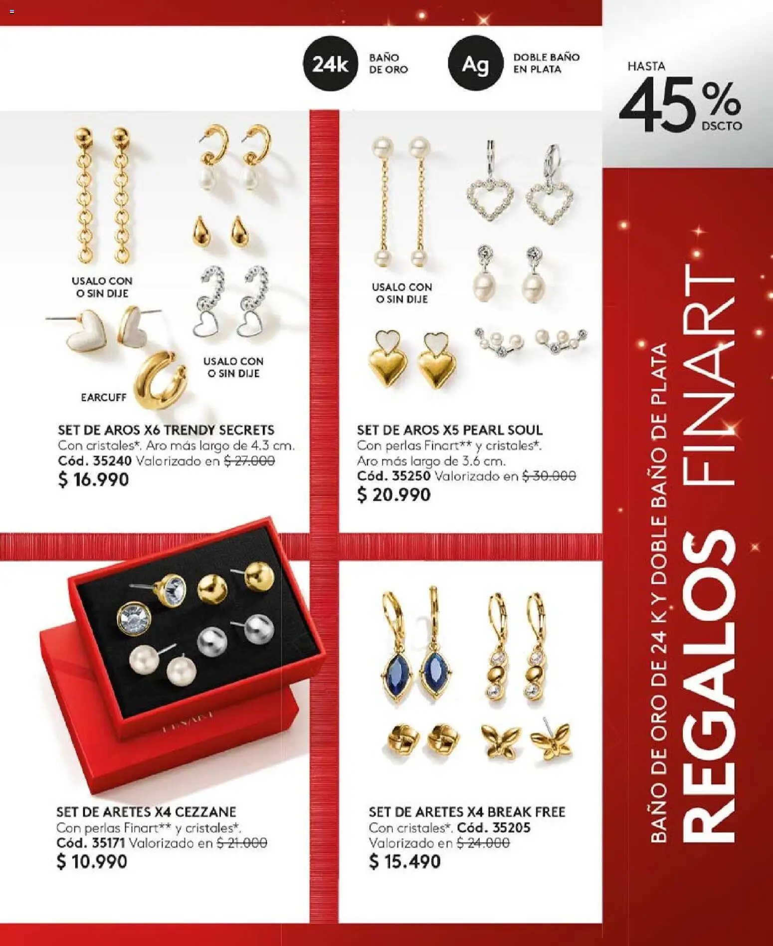 Catálogo Ésika Campaña 18 │ válido desde el 01.12.2025 | Página: 79 | Productos: Baño, Aros, Dije