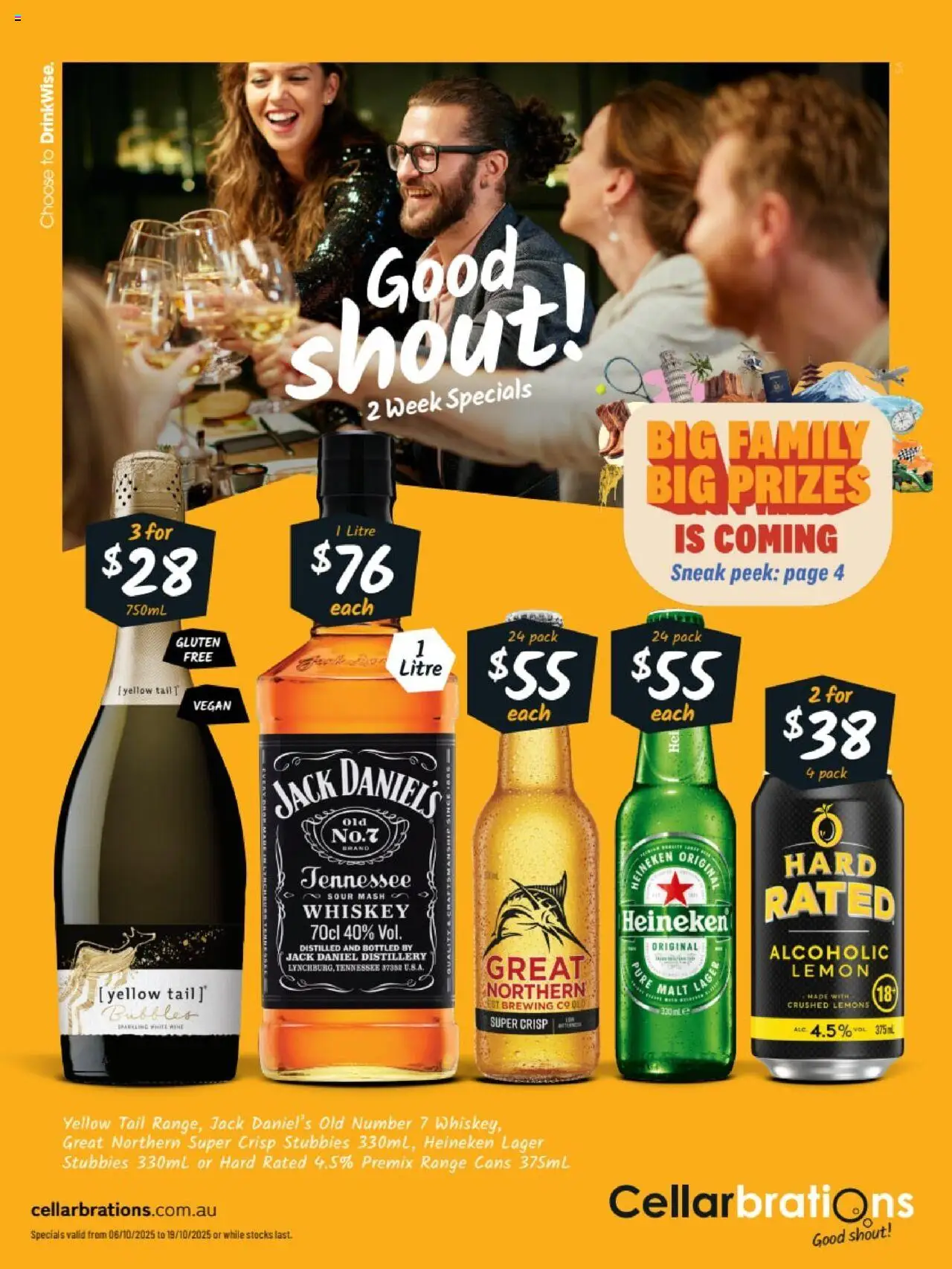 Cellarbrations catalogue - valid from 06.10.2025 | Page: 1 | Products: Whiskey, Lemon