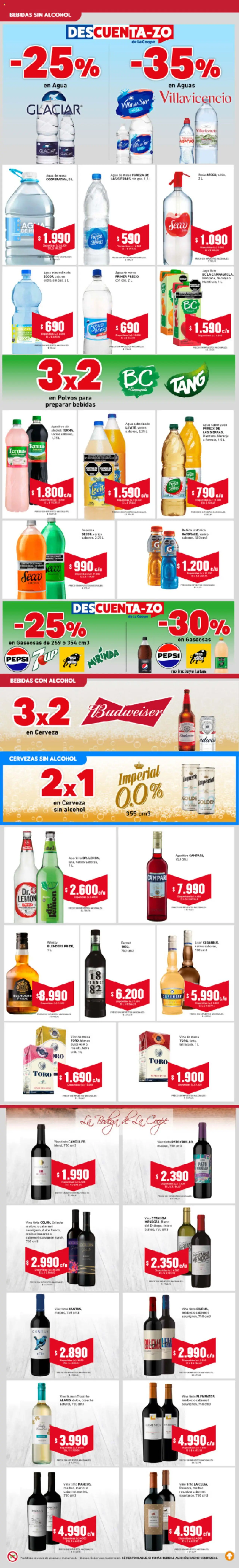 Cooperativa Obrera catálogo │ válido desde el 29.05.2025 | Página: 5 | Productos: Agua, Vino, Cerveza